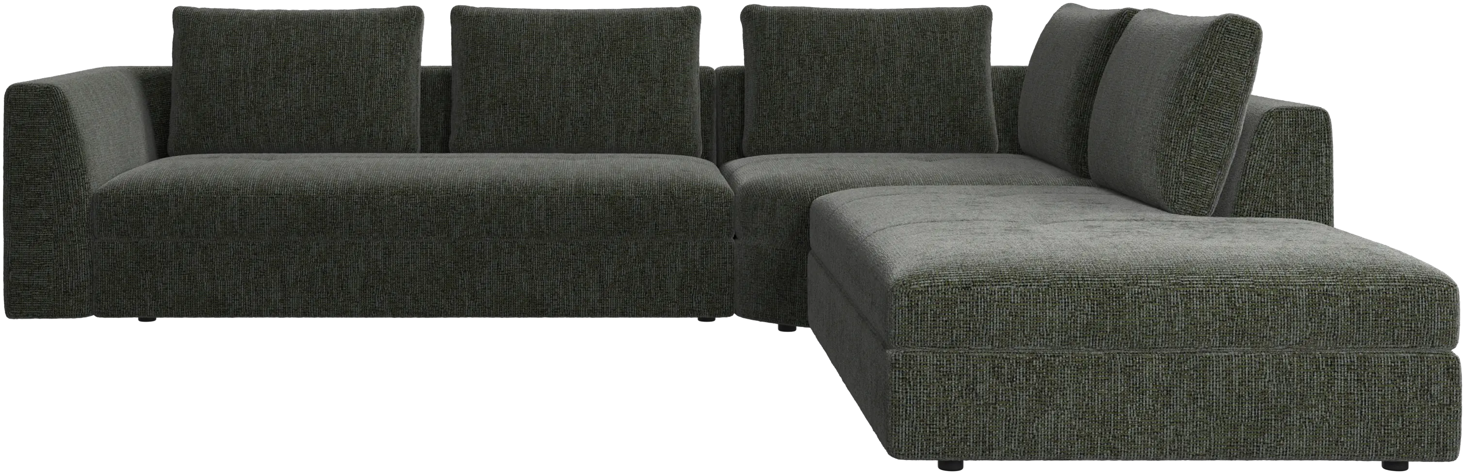 Bergamo corner sofa with lounging unit