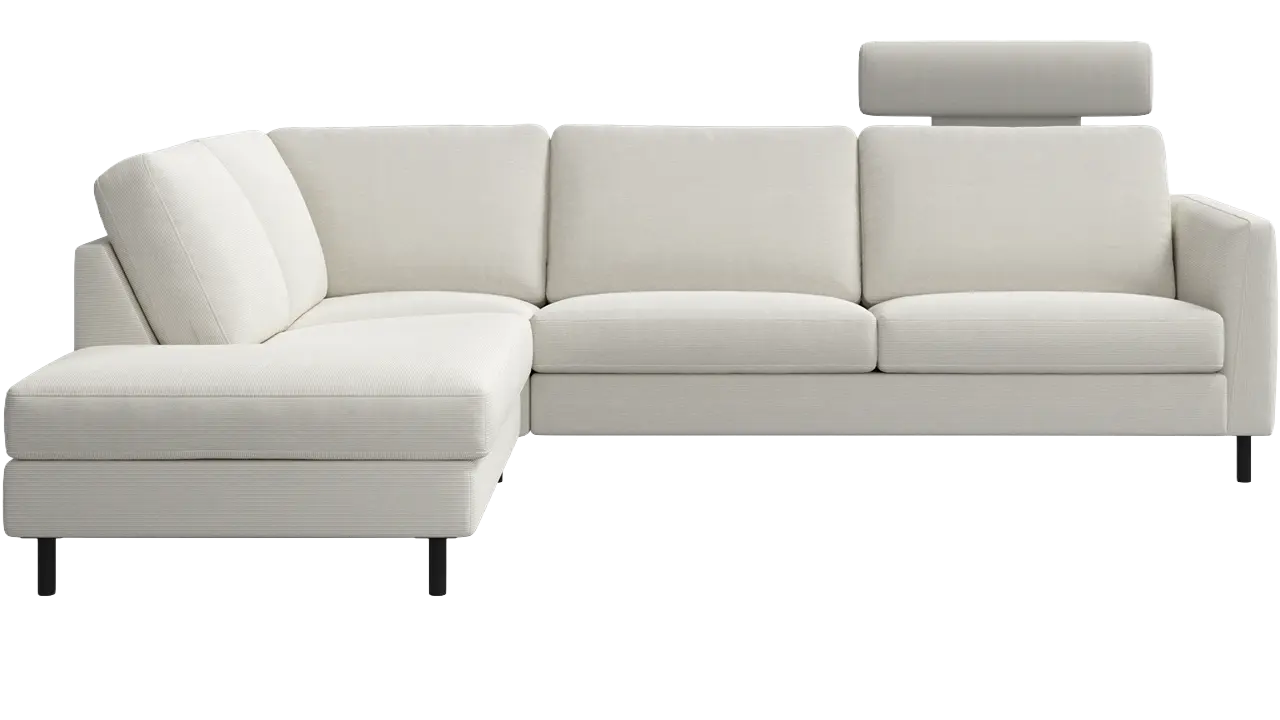 Sofas Indivi Ecksofa links mit Kopfstütze