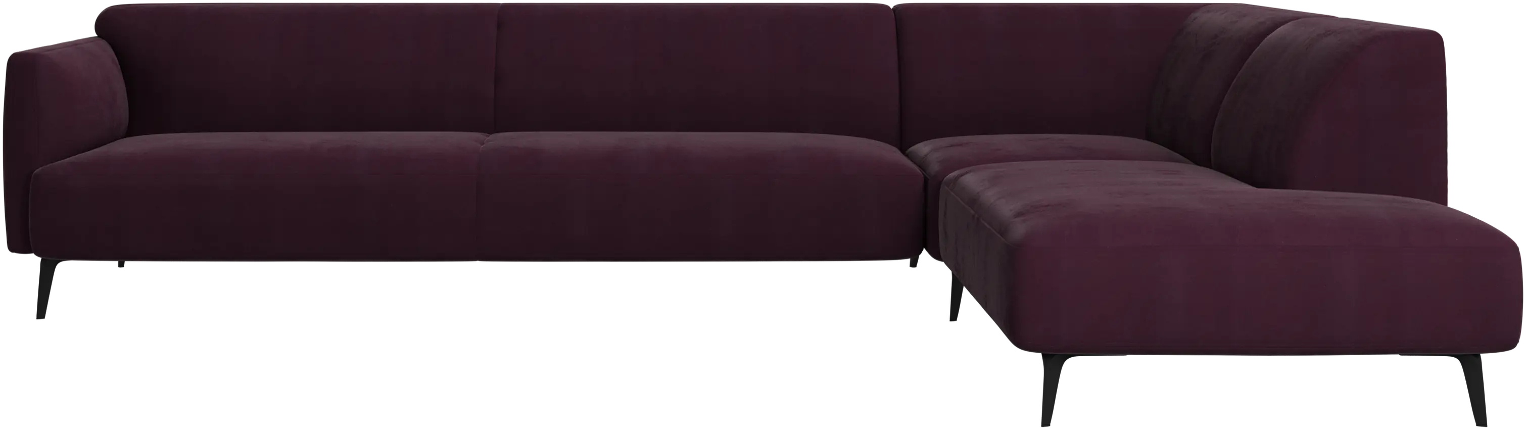 Modena corner sofa with lounging unit