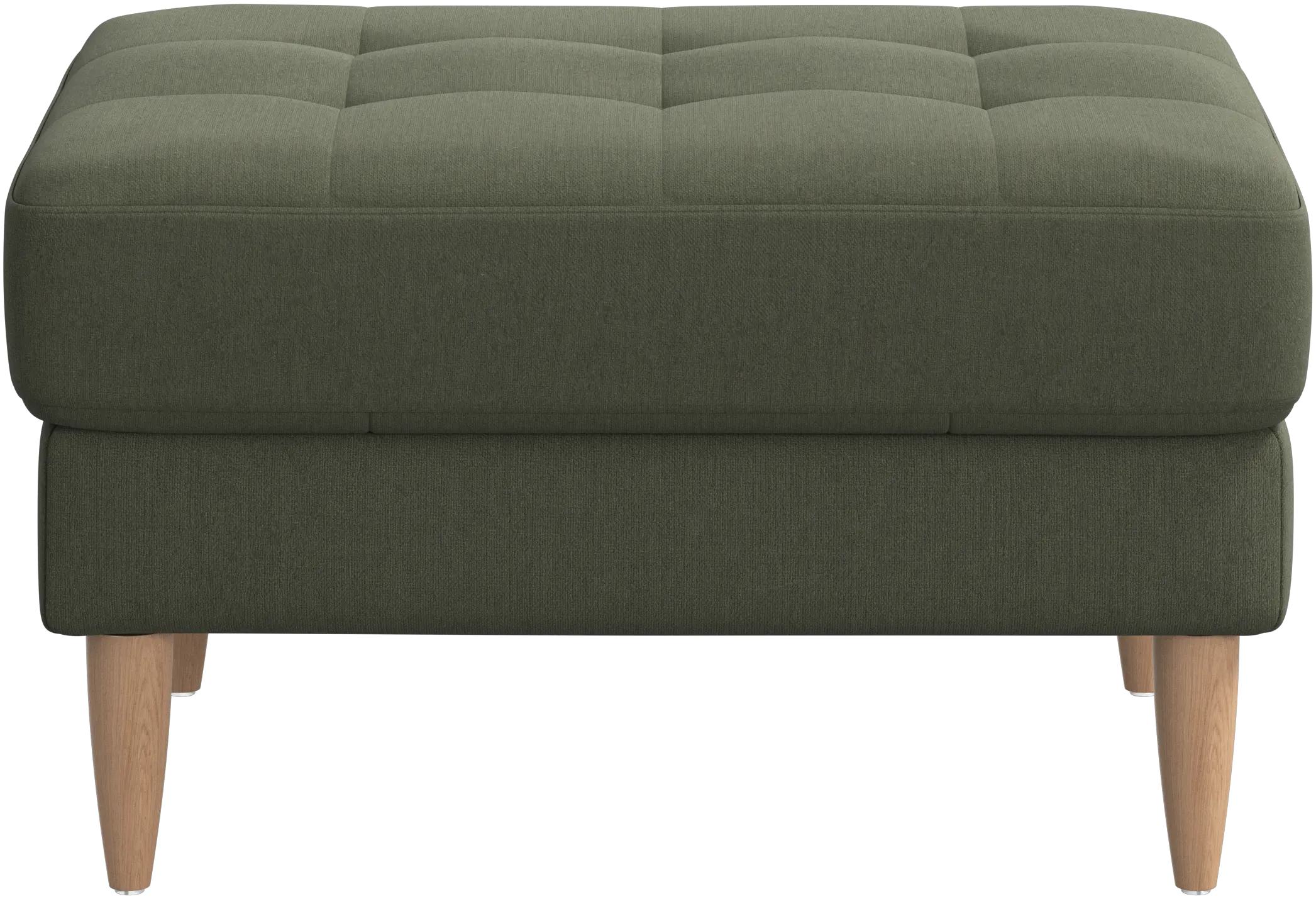 Osaka footstool, tufted seat