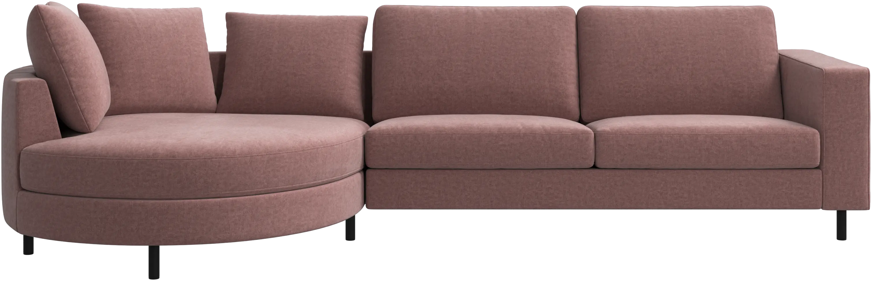 Indivi sofa with chaise longue left