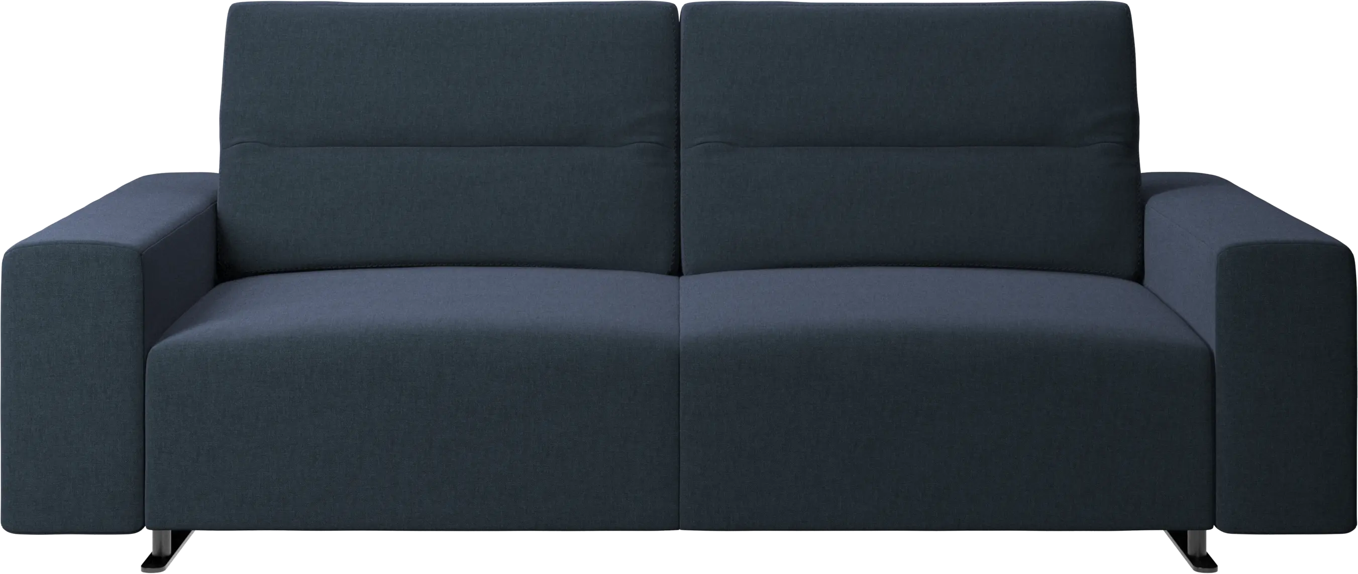 Hampton sofa with adjustable back and storage on the left side