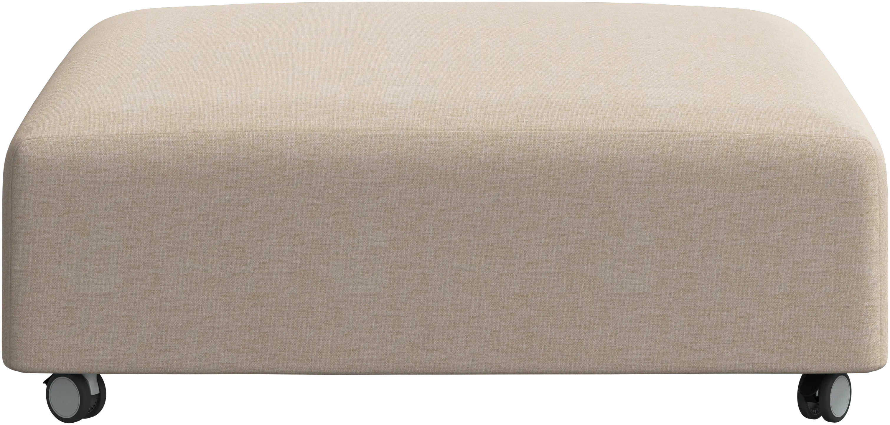 Hampton footstool on wheels