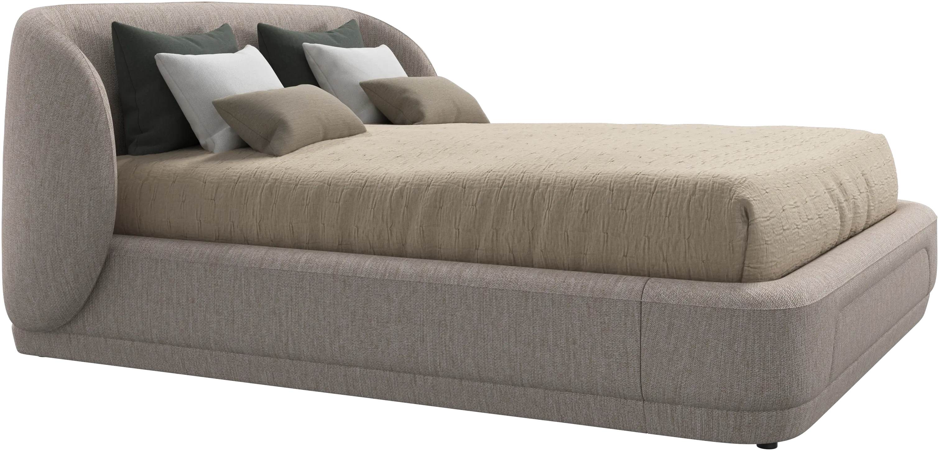 Lit Bolzano avec sommier à lattes – l152,5xL203 cm
