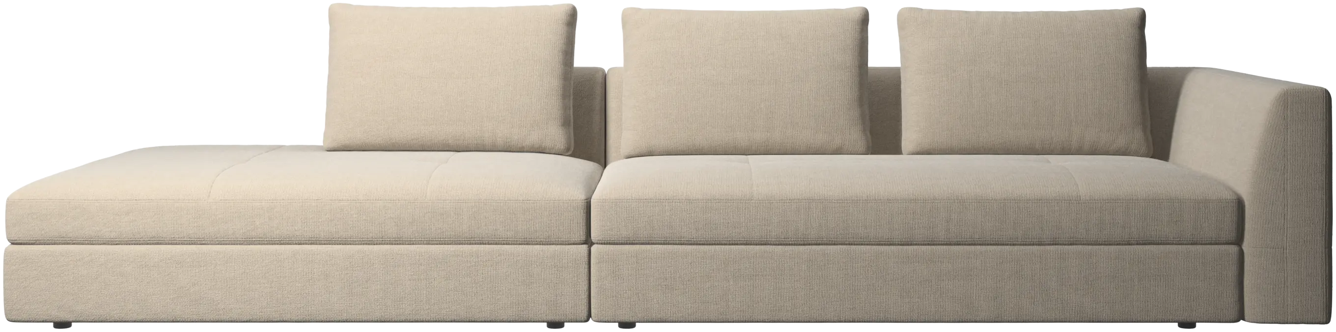 Bergamo sofa with lounging unit