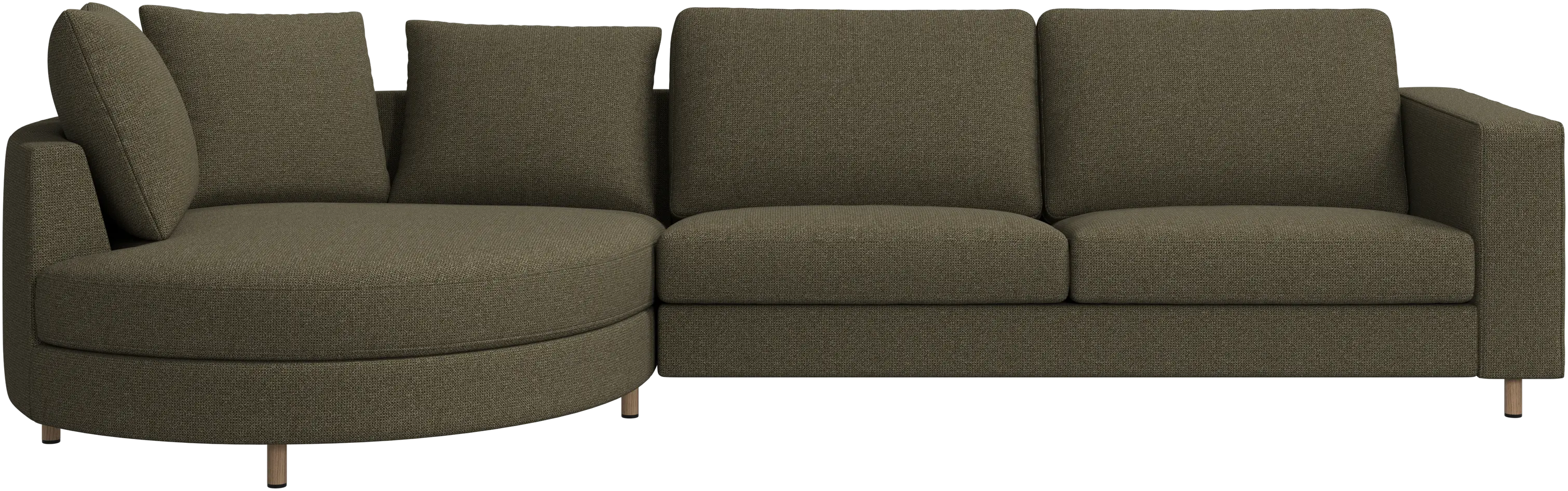 Indivi sofa with chaise longue left