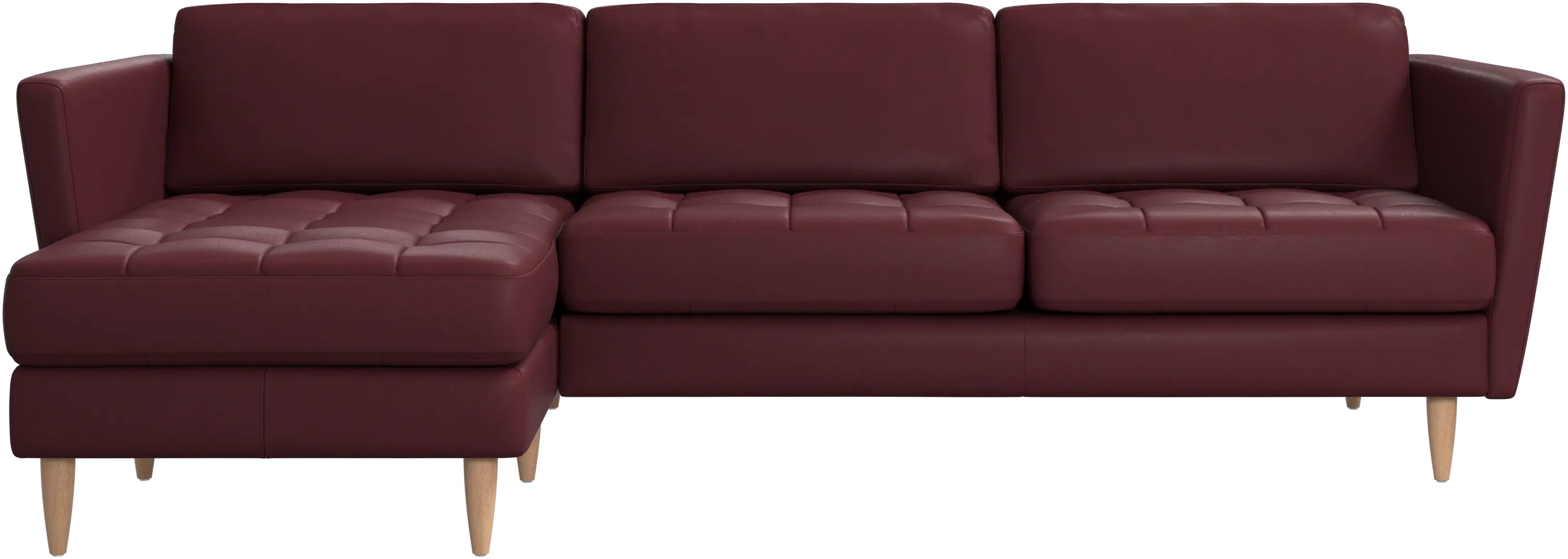 Osaka sofa with resting unit, tufted seat