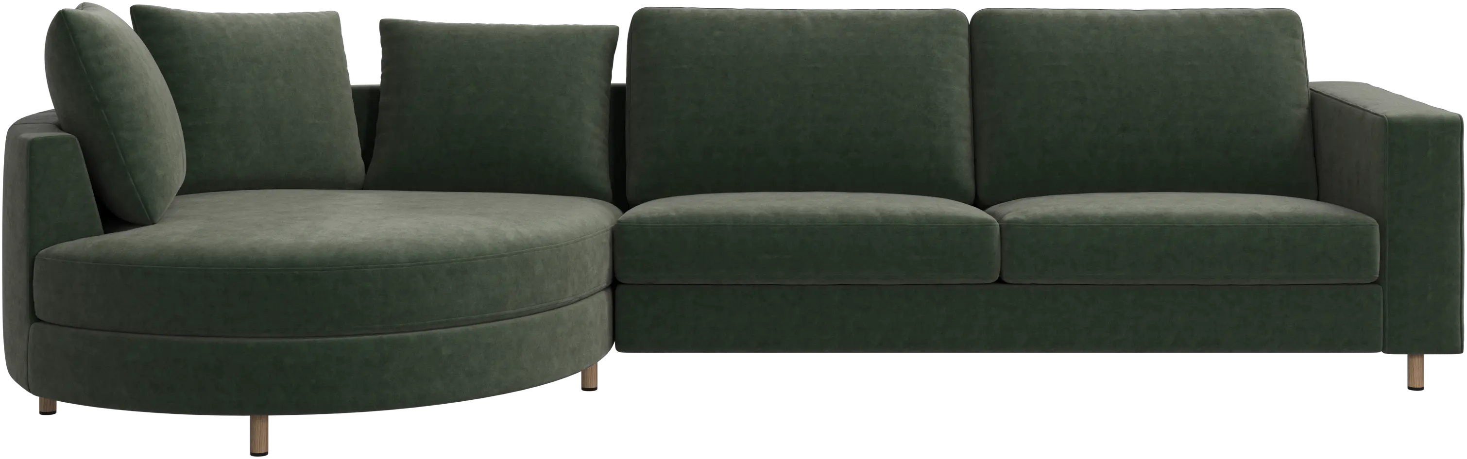 Indivi sofa with chaise longue left