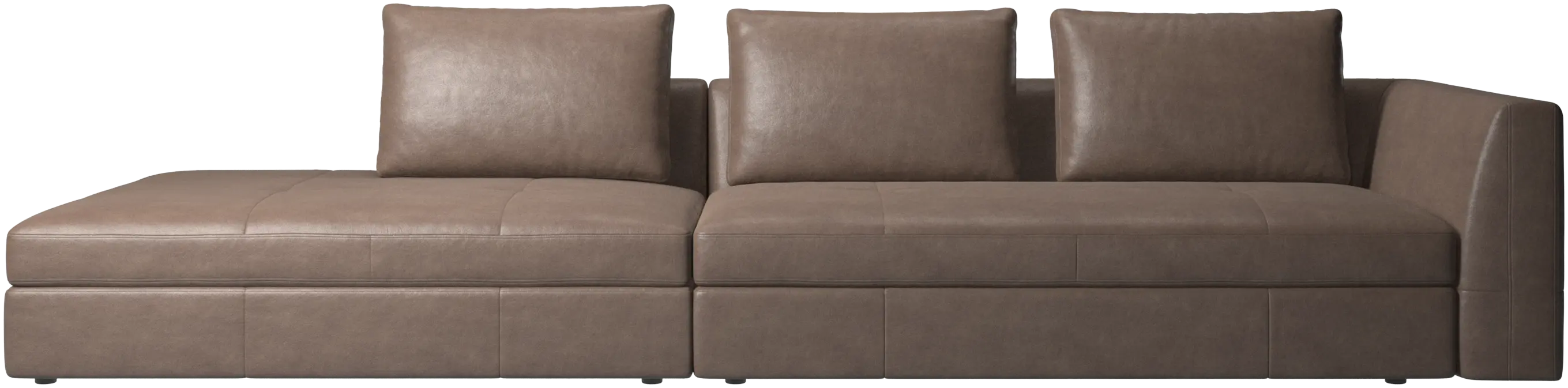 Bergamo sofa with lounging unit