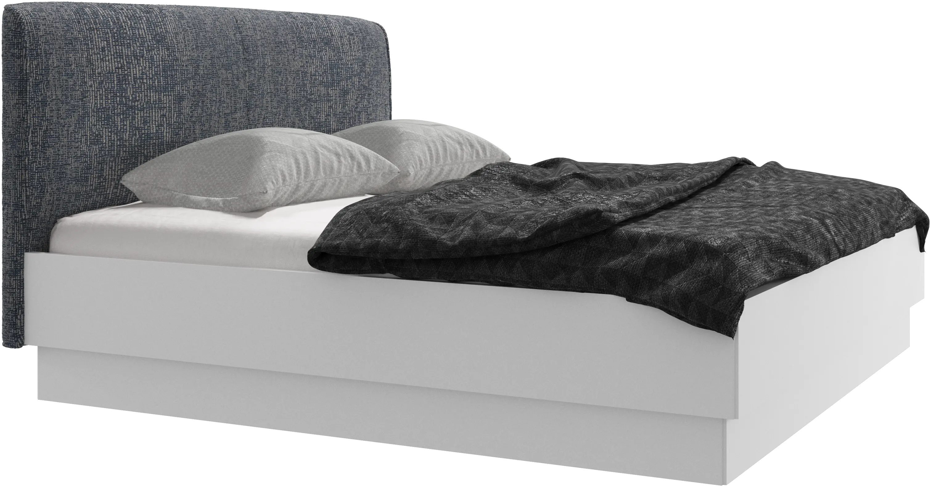 Houston, upholstered bed with storage