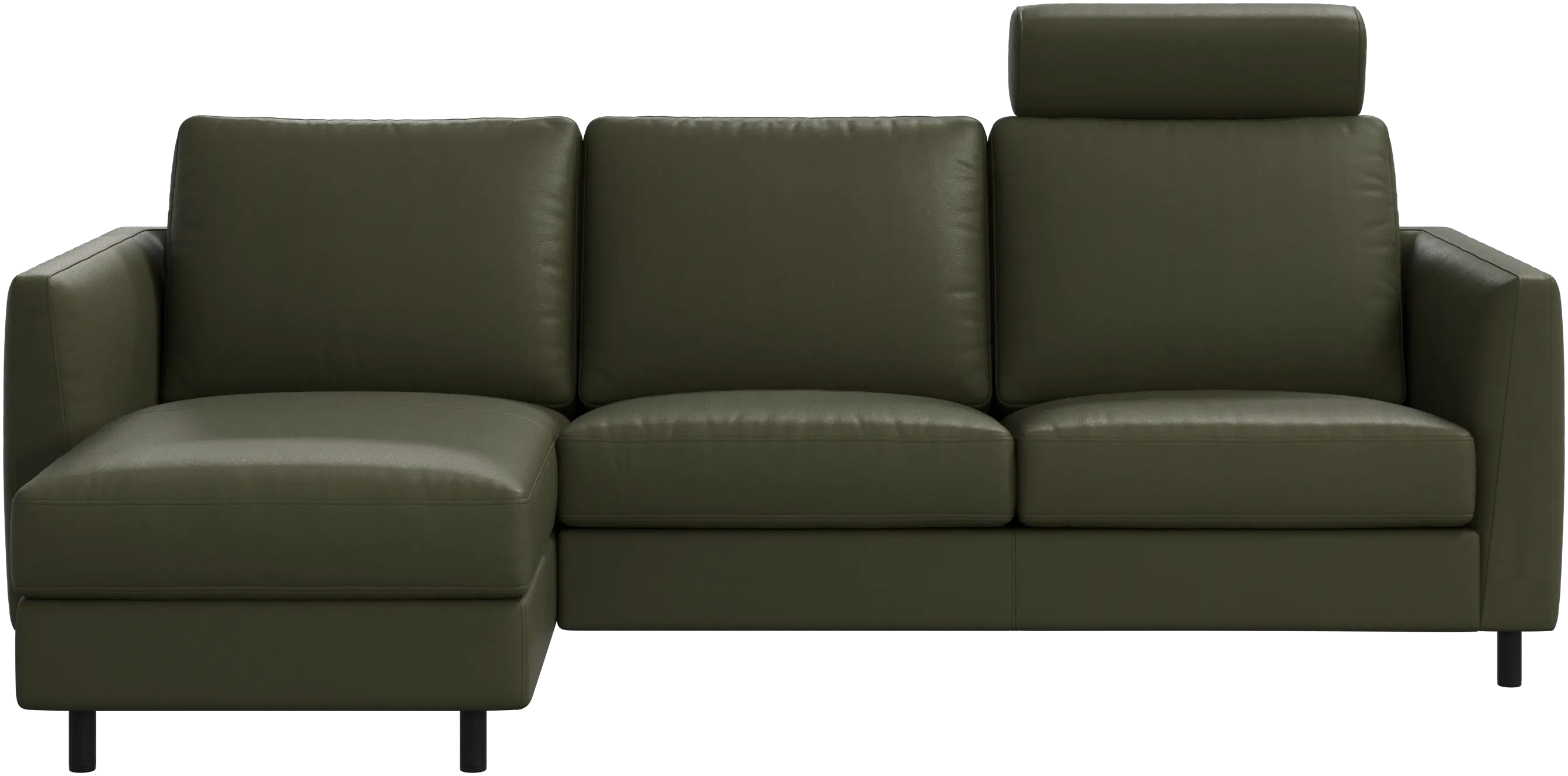 Indivi zitbank met chaise longue links