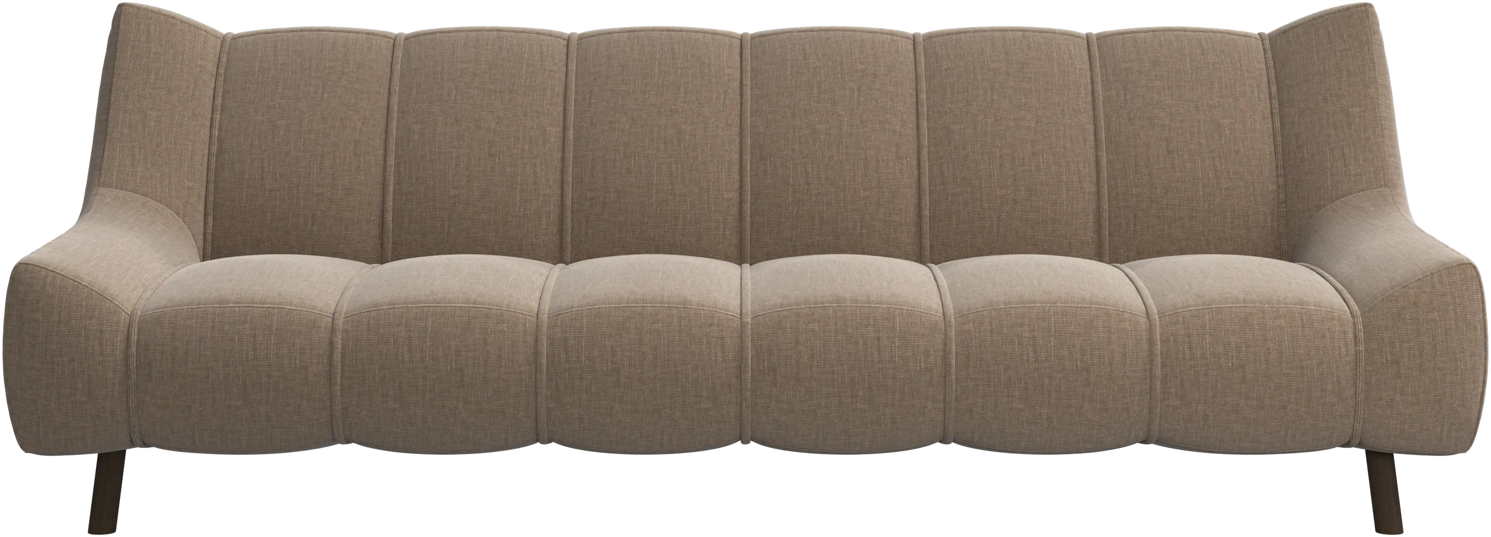 Nawabari 3 seater sofa, wooden leg