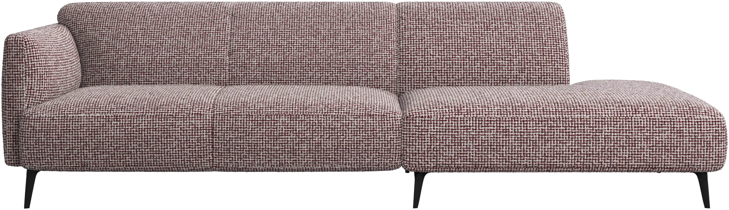 Modena sofa with lounging unit