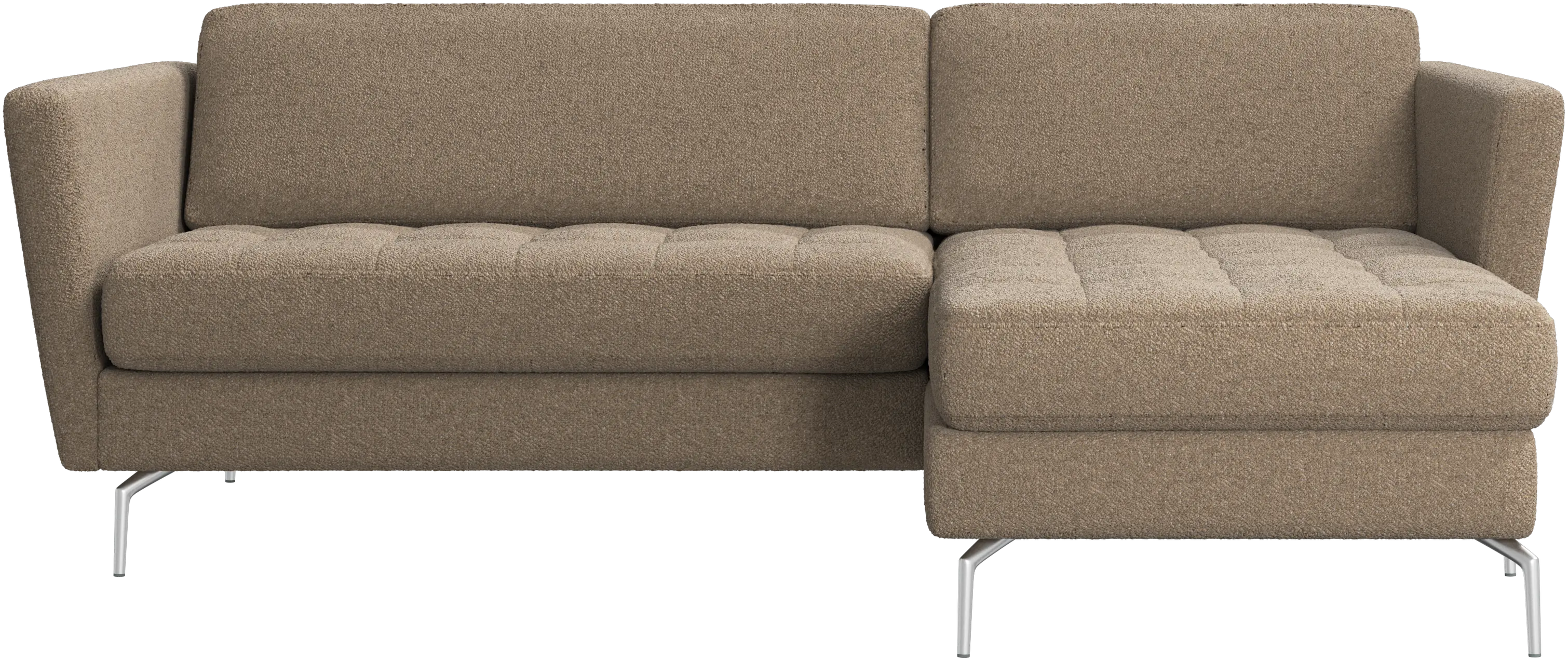 Osaka sofa with resting unit, tufted seat