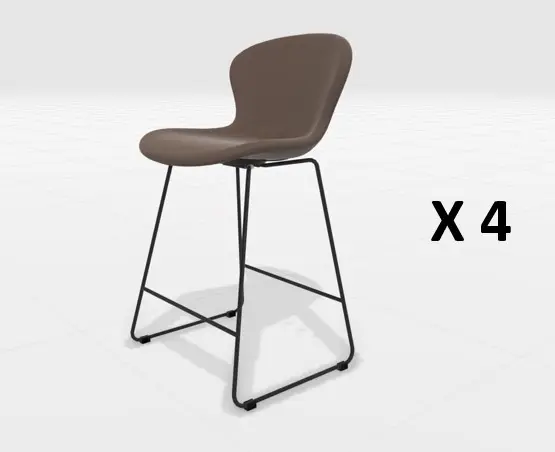Lot de 4 chaise de bar Adelaide à -30%