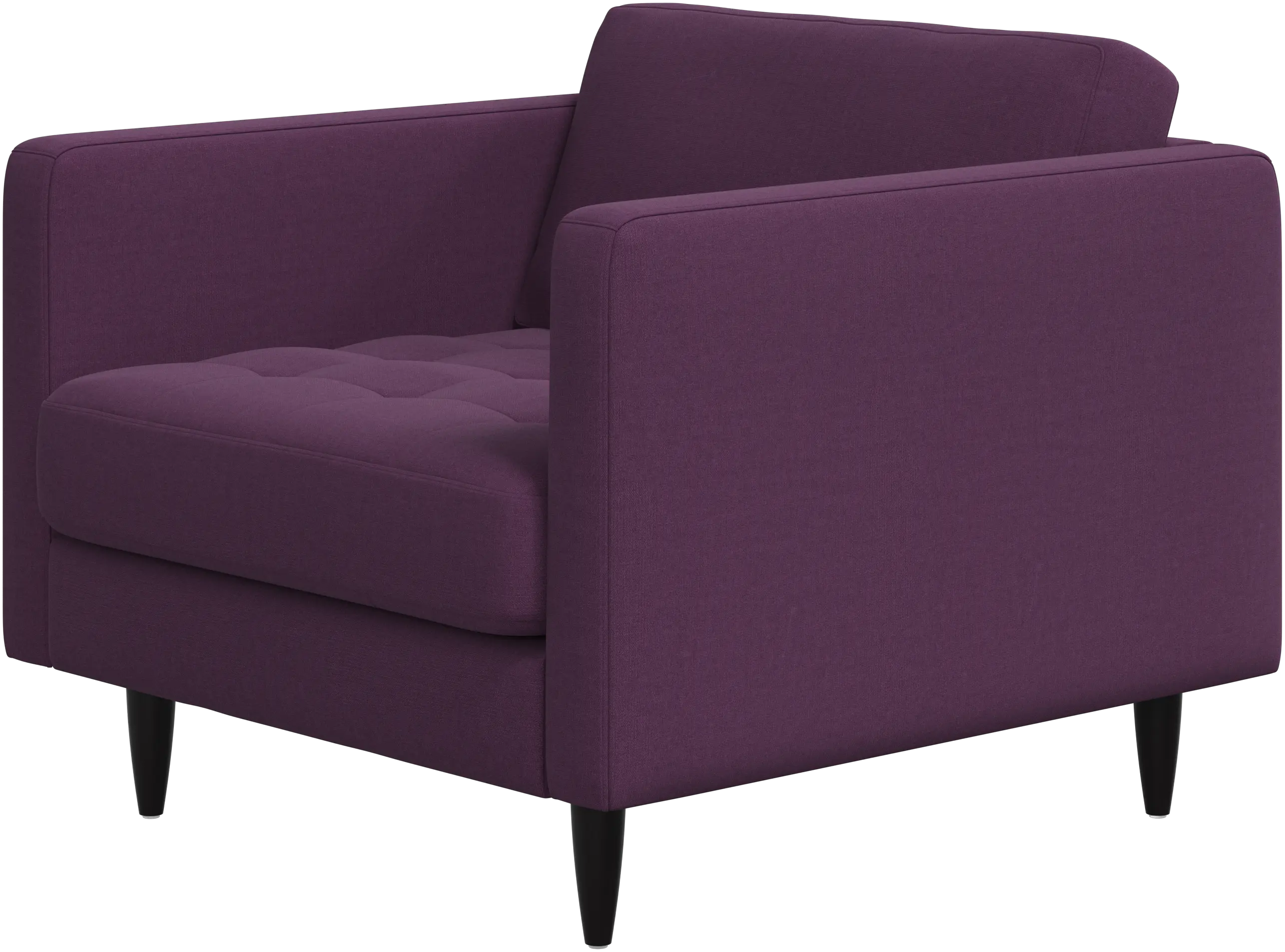 Osaka chair, tufted seat