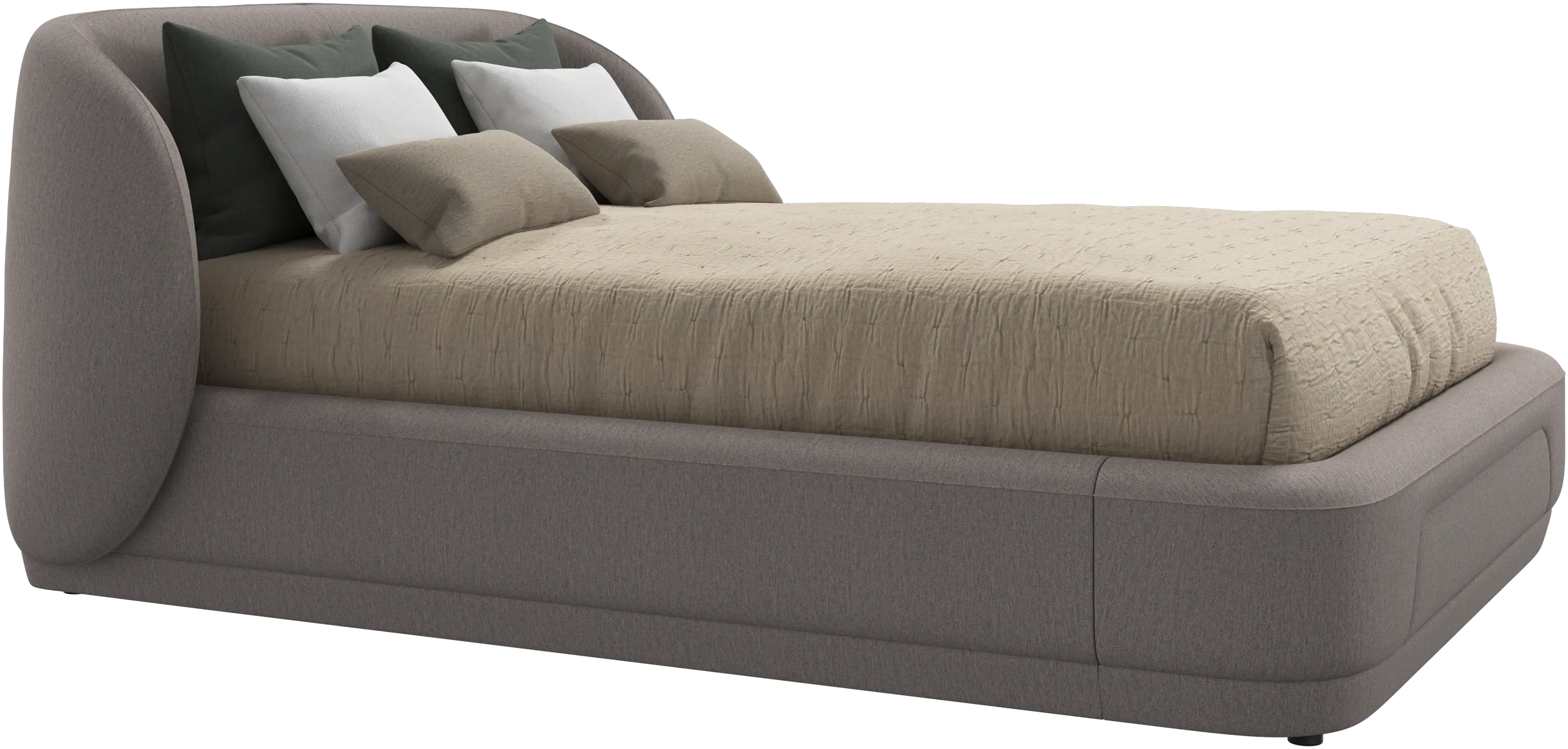 Bolzano bed with slats  - W140xL200cm