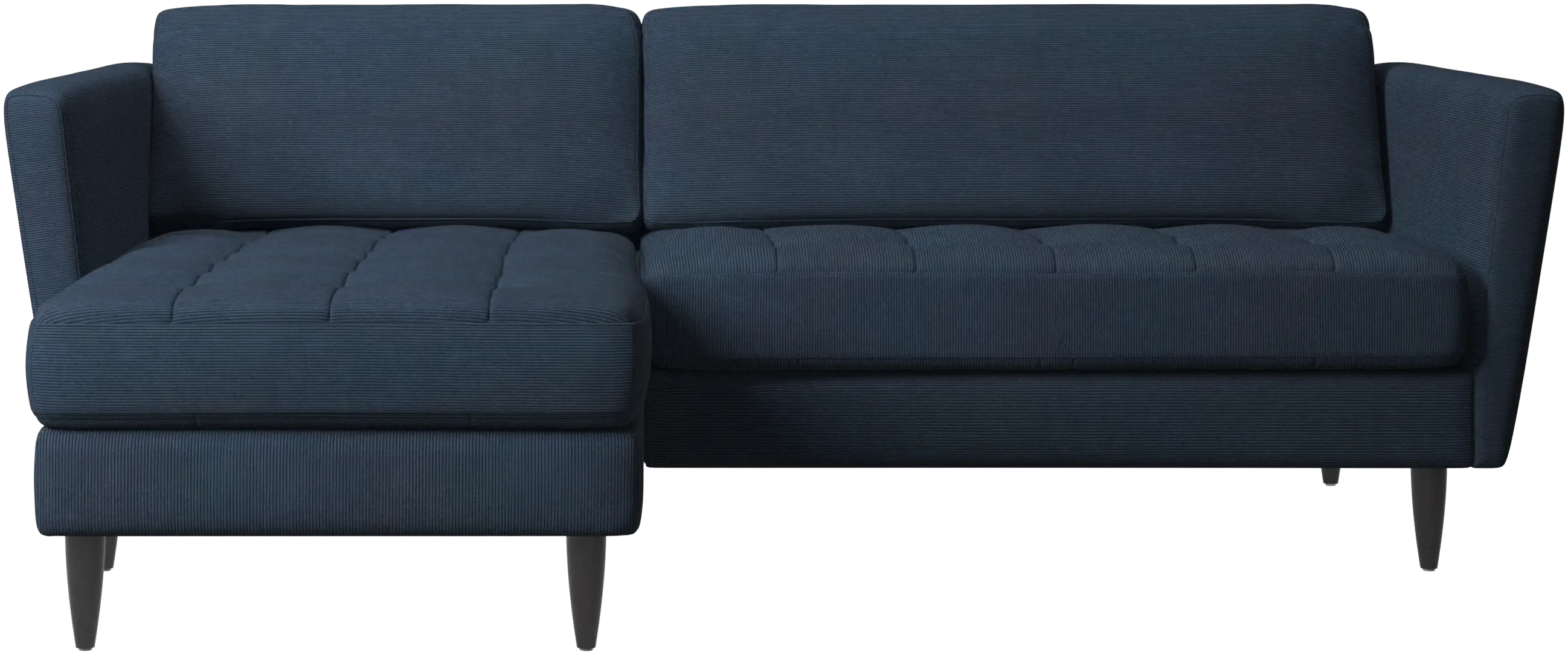Osaka sofa with resting unit, tufted seat