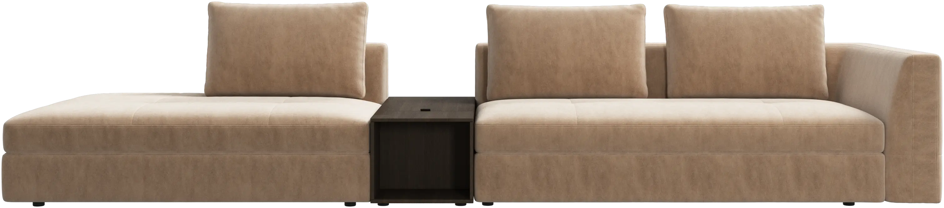 Bergamo 3 seater lounge sofa with storage