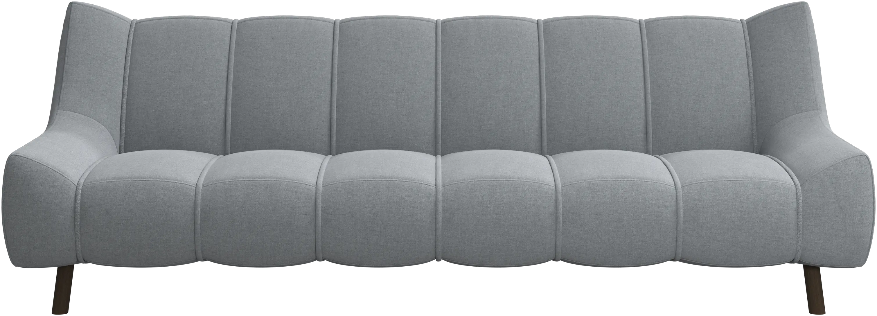 Nawabari 3 seater sofa, wooden leg