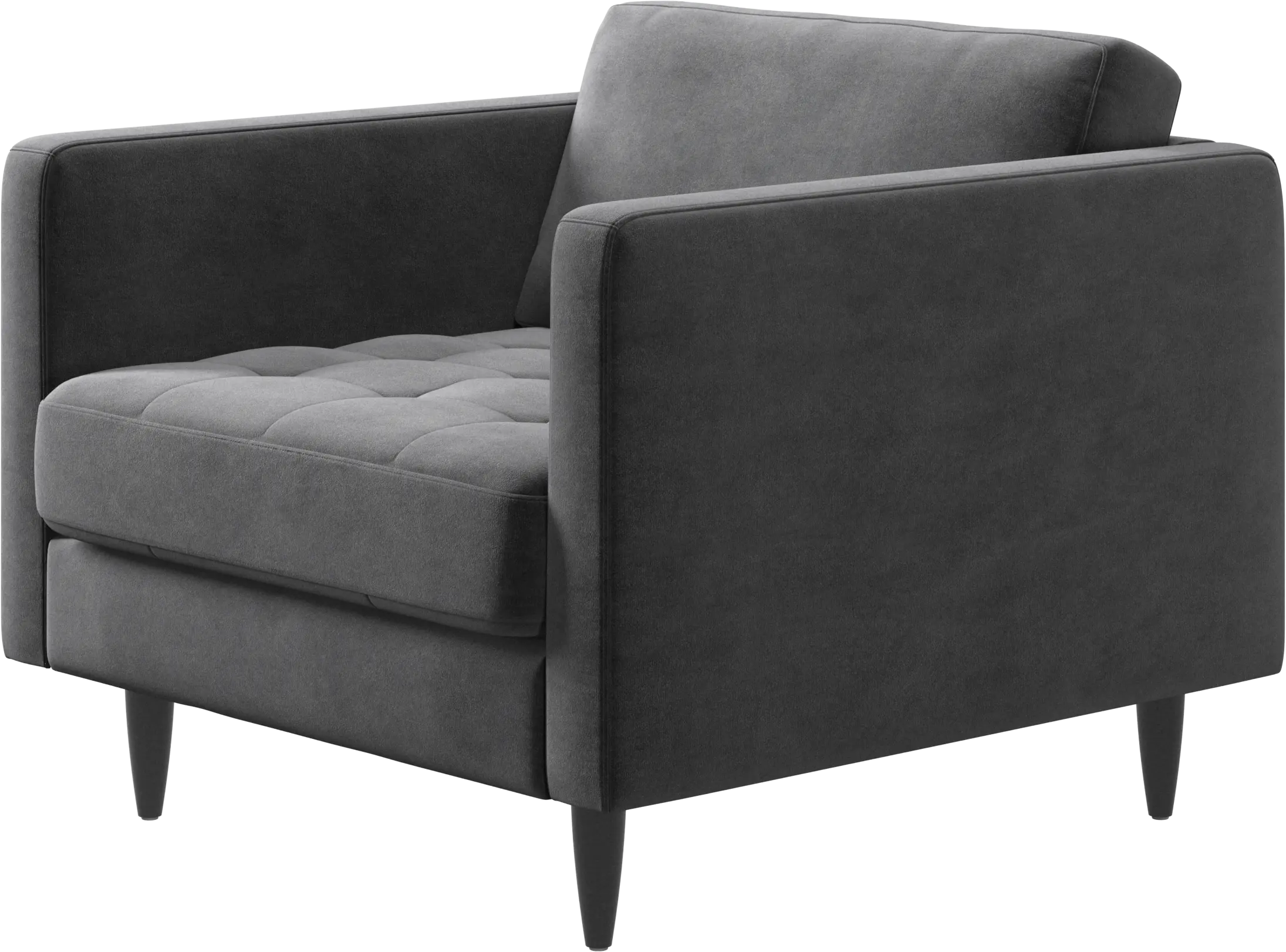 Osaka chair, tufted seat