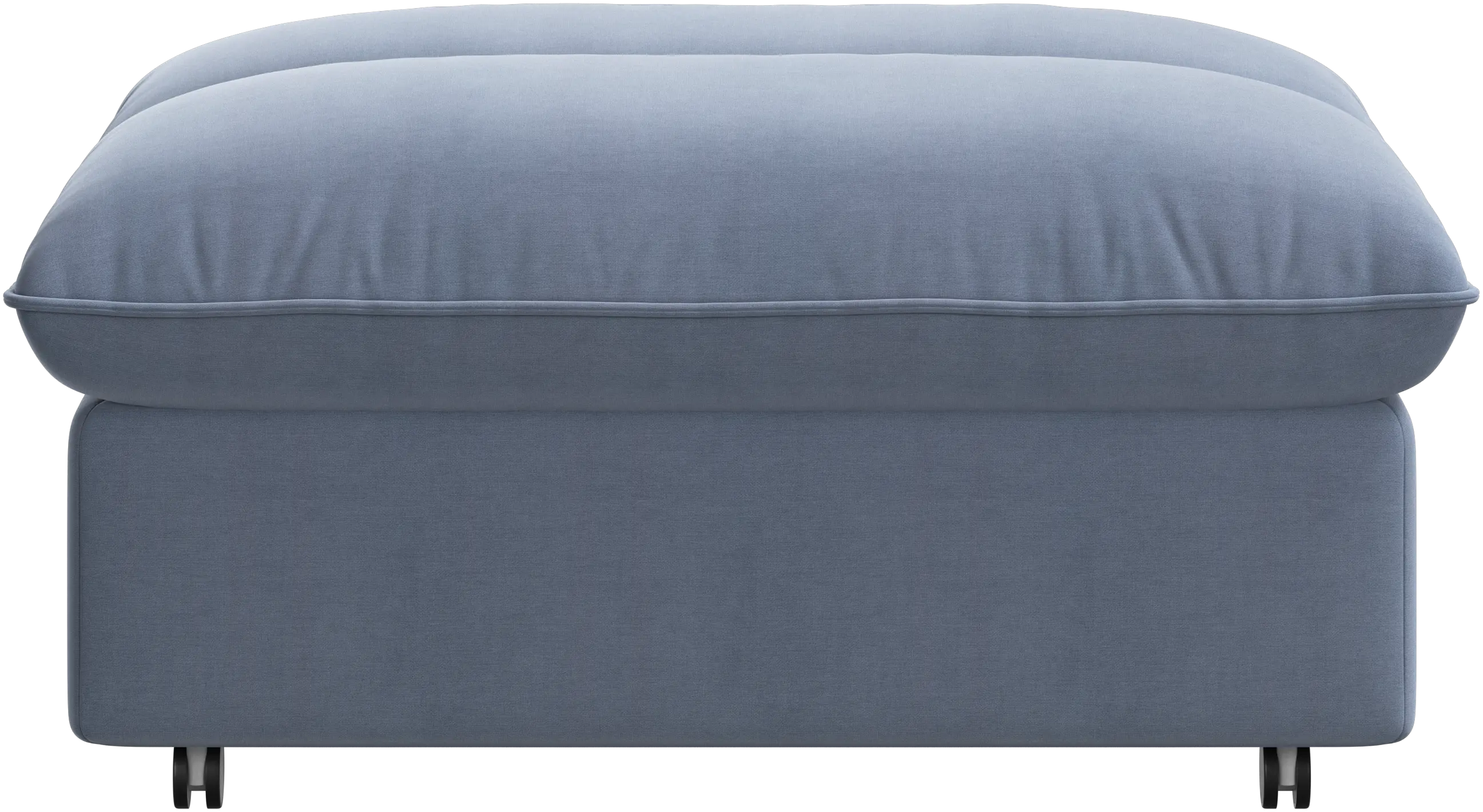 Southampton pouffe on wheels with storage