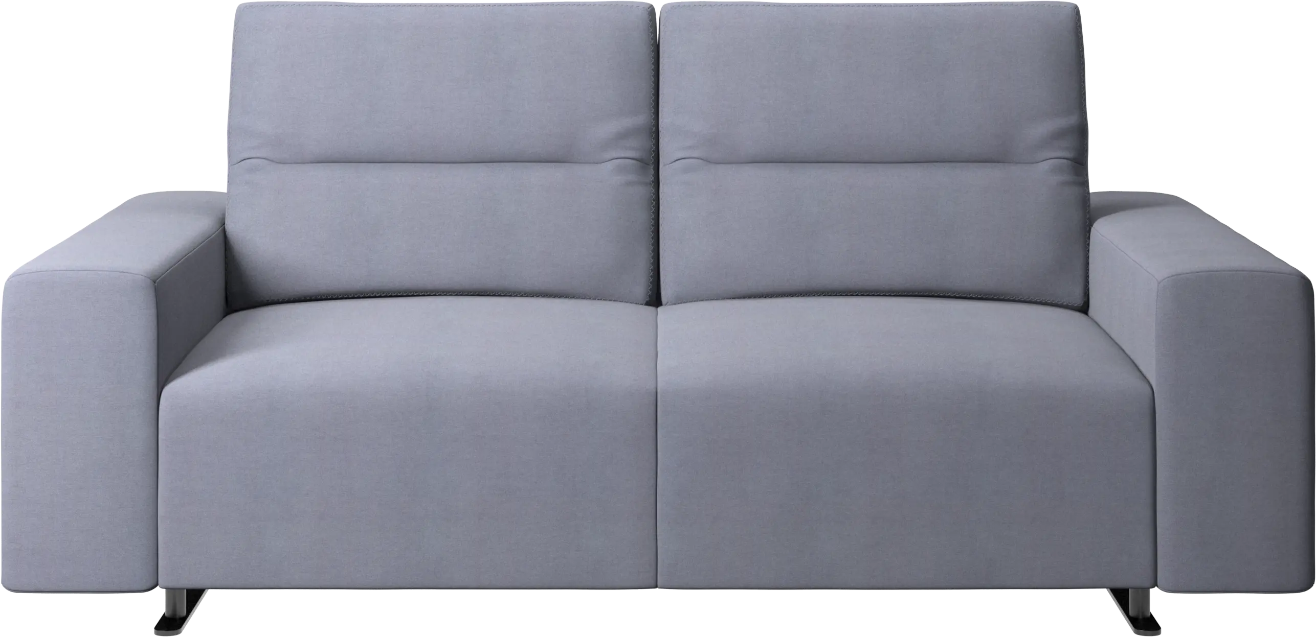 Hampton sofa with adjustable back and storage on the right side