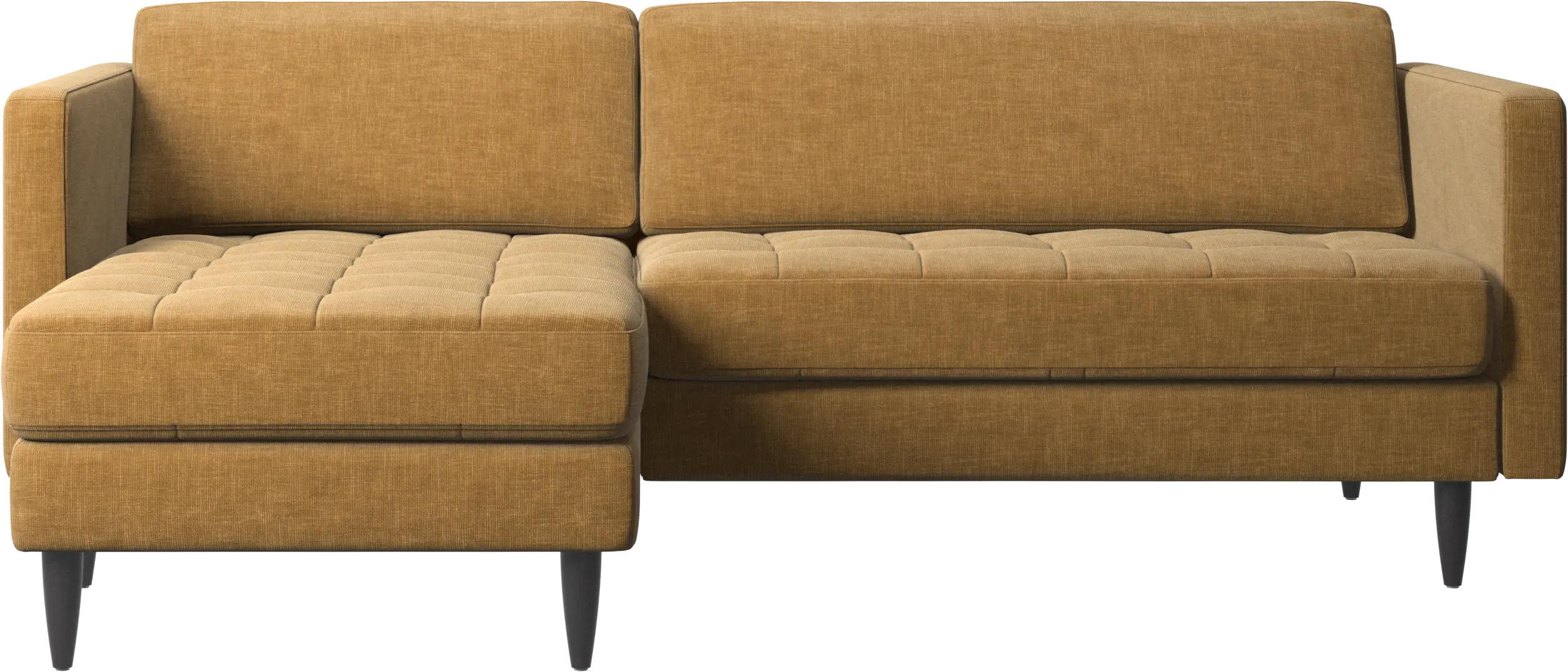 Osaka sofa with resting unit, tufted seat