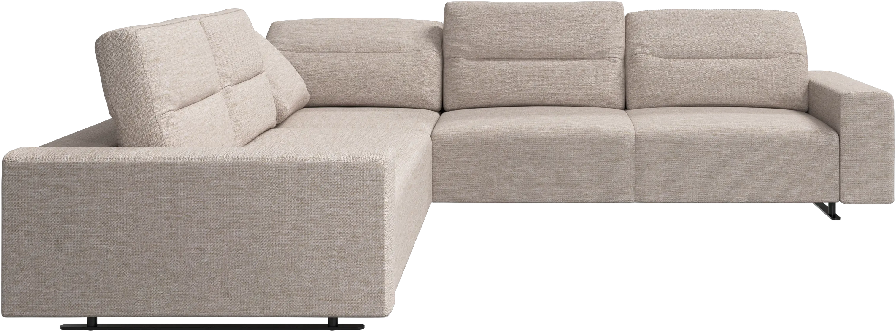 Hampton corner sofa with adjustable back