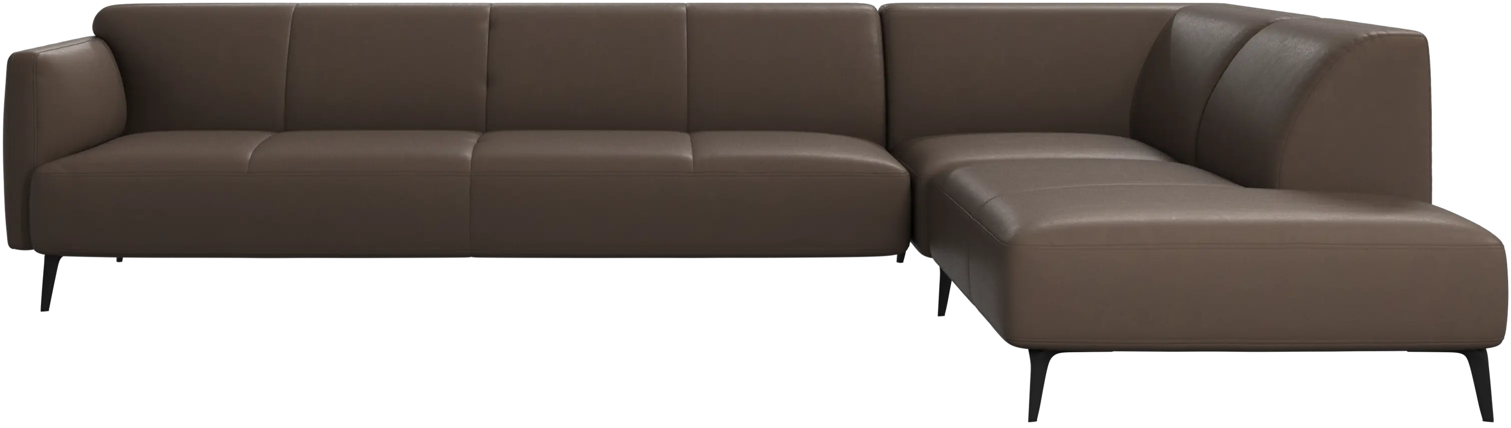 Modena corner sofa with lounging unit