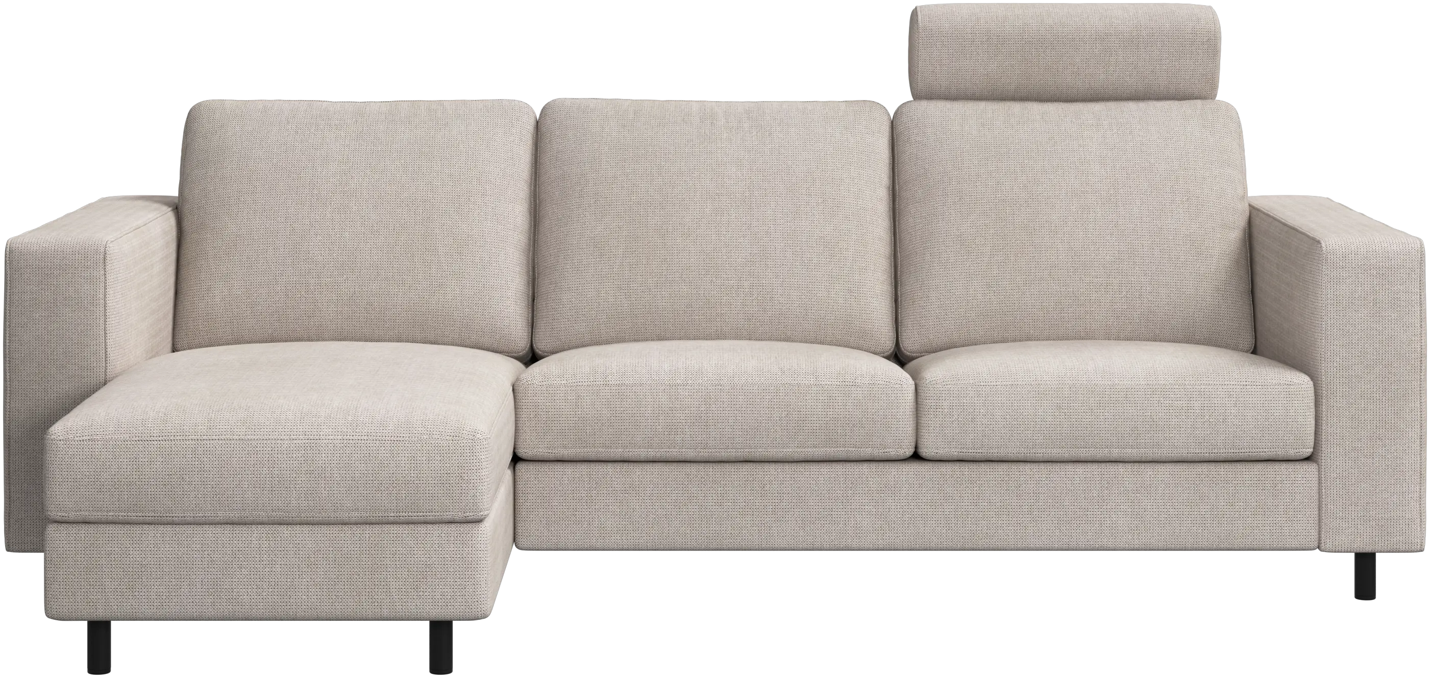 Indivi sofa with chaise longue left