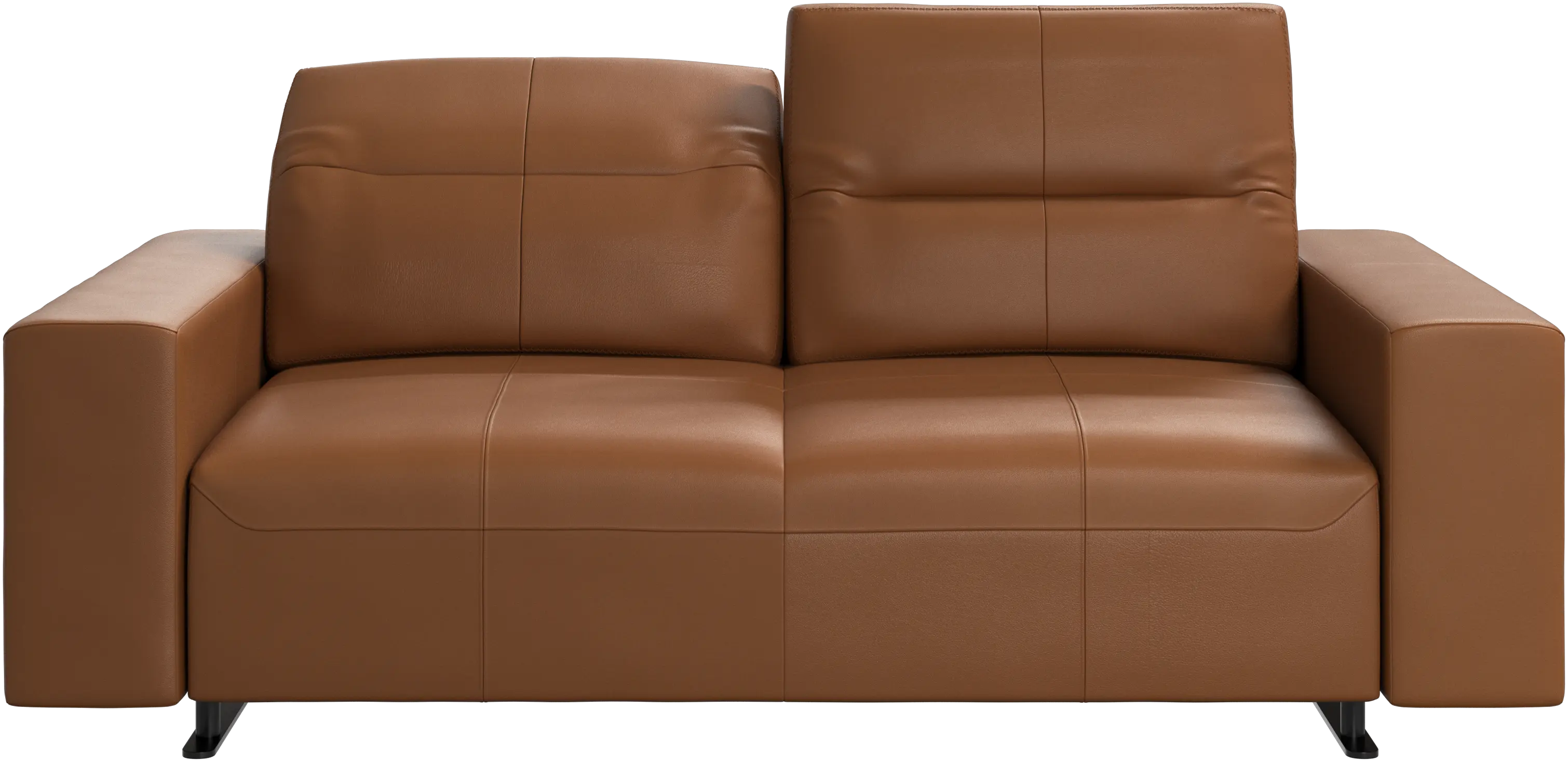 Hampton sofa with adjustable back and storage on the left side