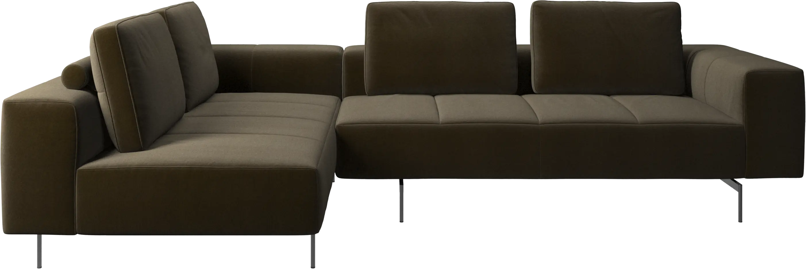 Amsterdam corner sofa with lounging unit