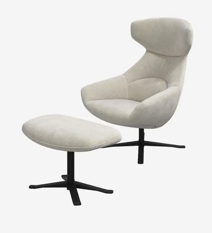 Armchairs Porto Ruhesessel mit Fußhocker