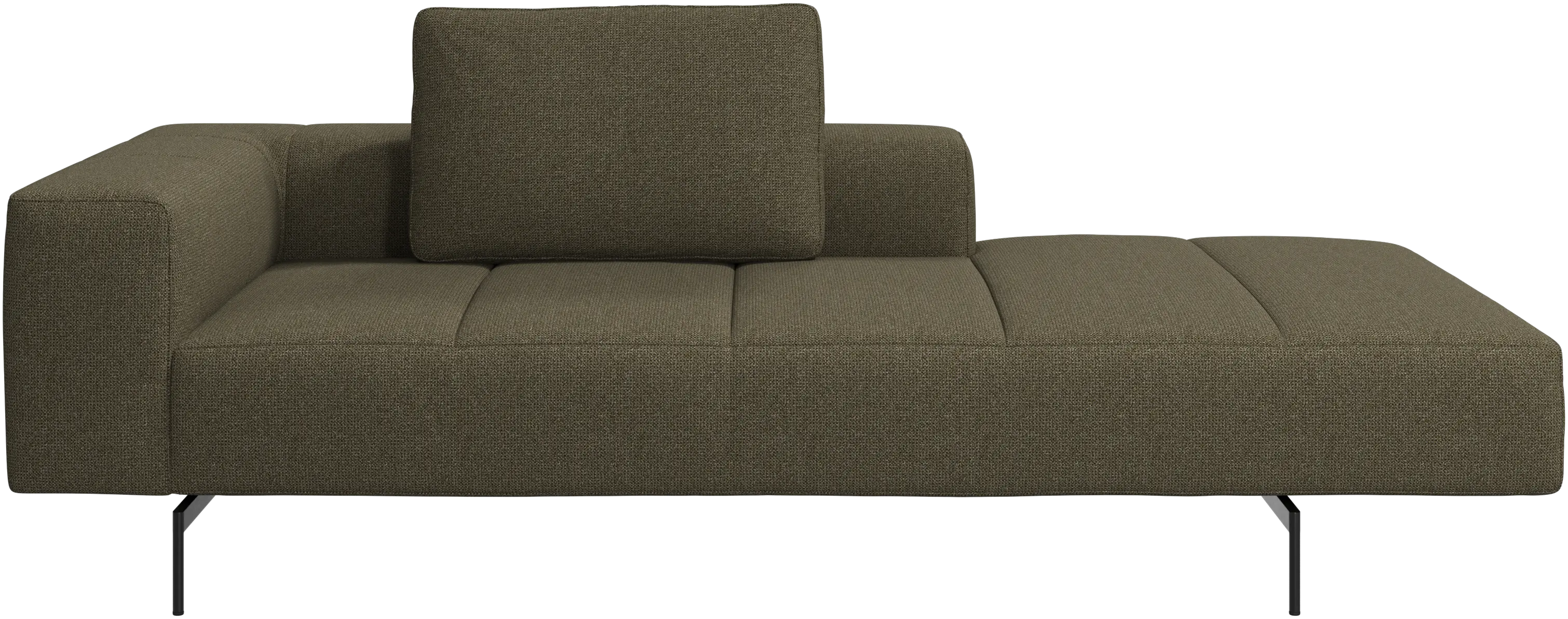 Amsterdam Iounging module for sofa, armrest left, open end right