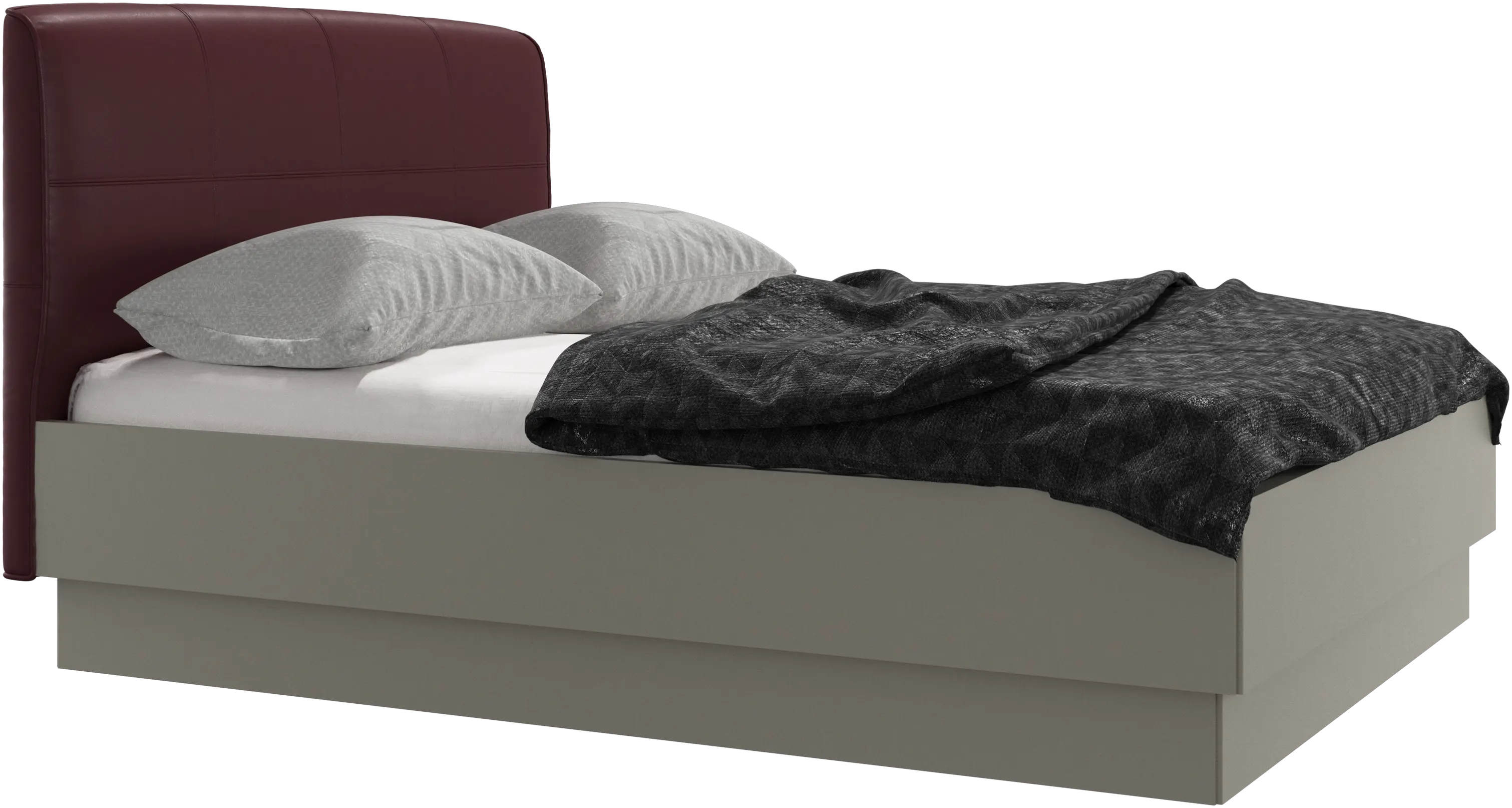 Houston, upholstered bed with storage