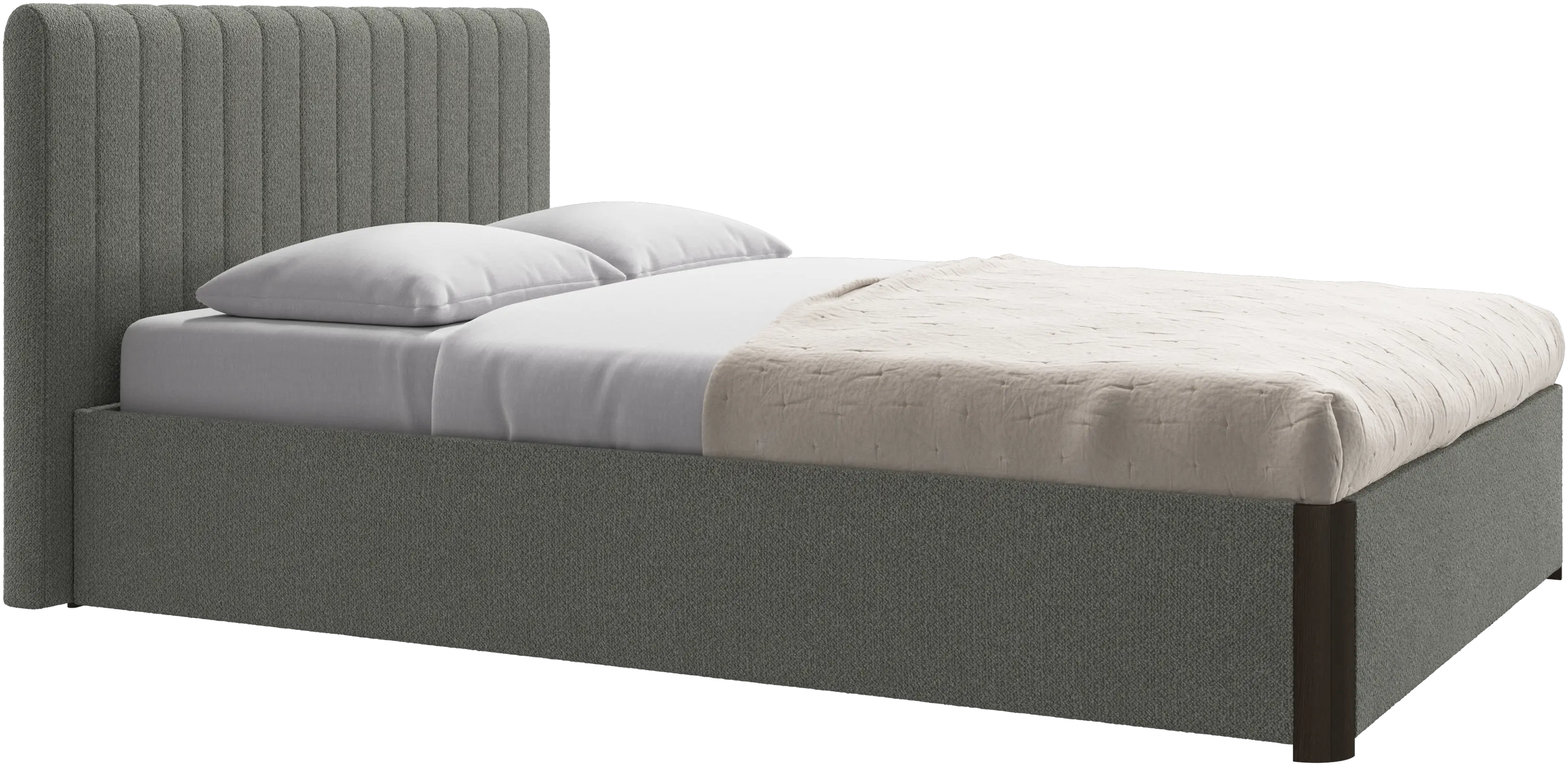 Element bed, bed-mounted headboard, without slats, excl. mattress