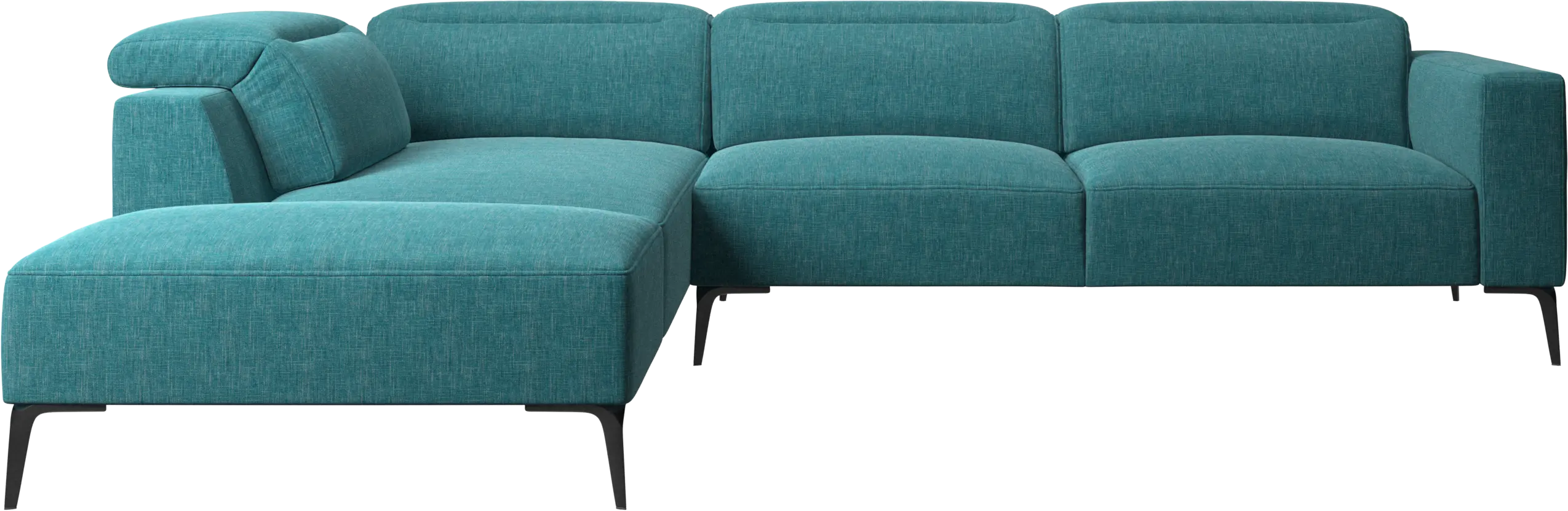 Zürich corner sofa with lounging unit