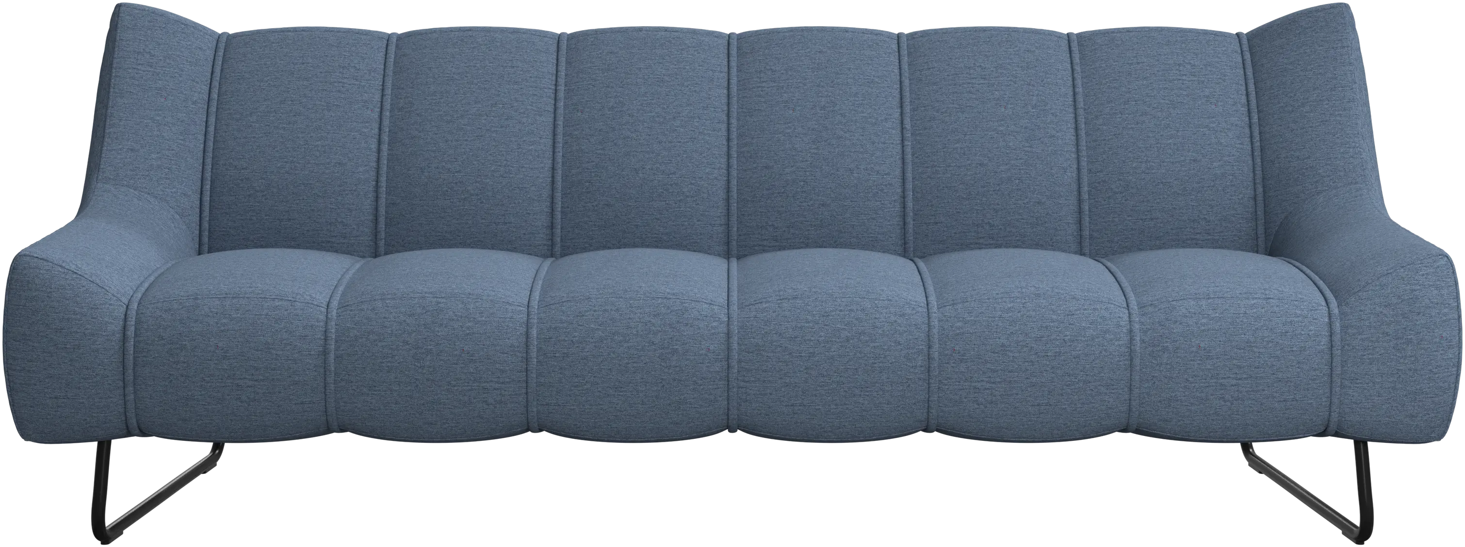 Sofá Nawabari de 3 plazas, patas altas