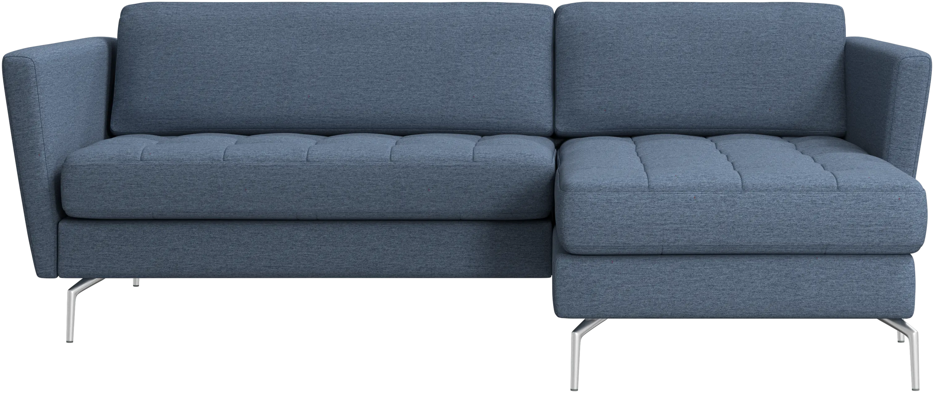Osaka sofa with resting unit, tufted seat