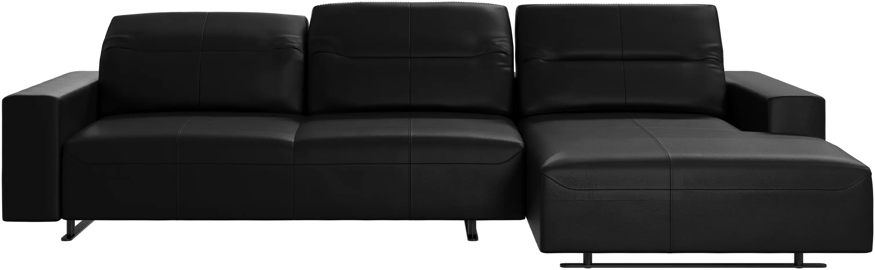 Hampton sofa with adjustable back and resting unit left side