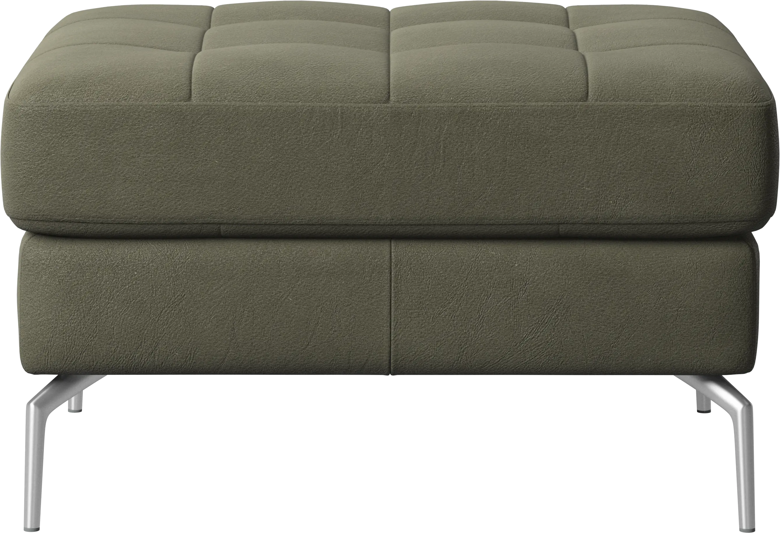 Osaka footstool, tufted seat