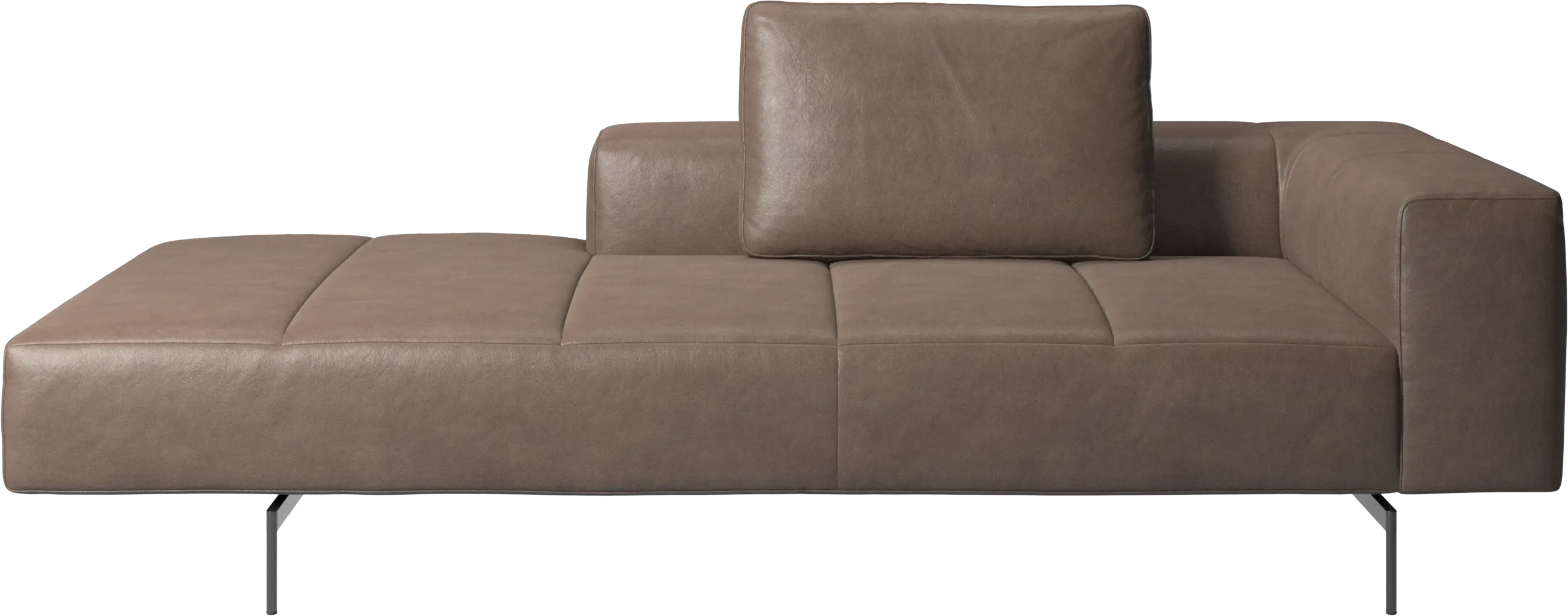 Amsterdam Iounging module for sofa, armrest right, open end left