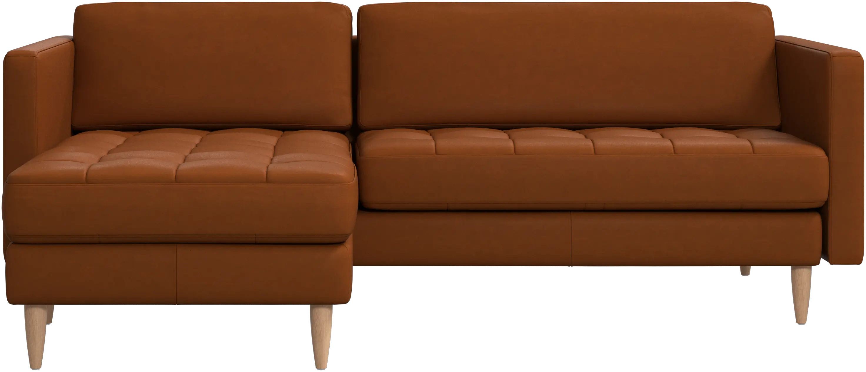 Osaka sofa with resting unit, tufted seat