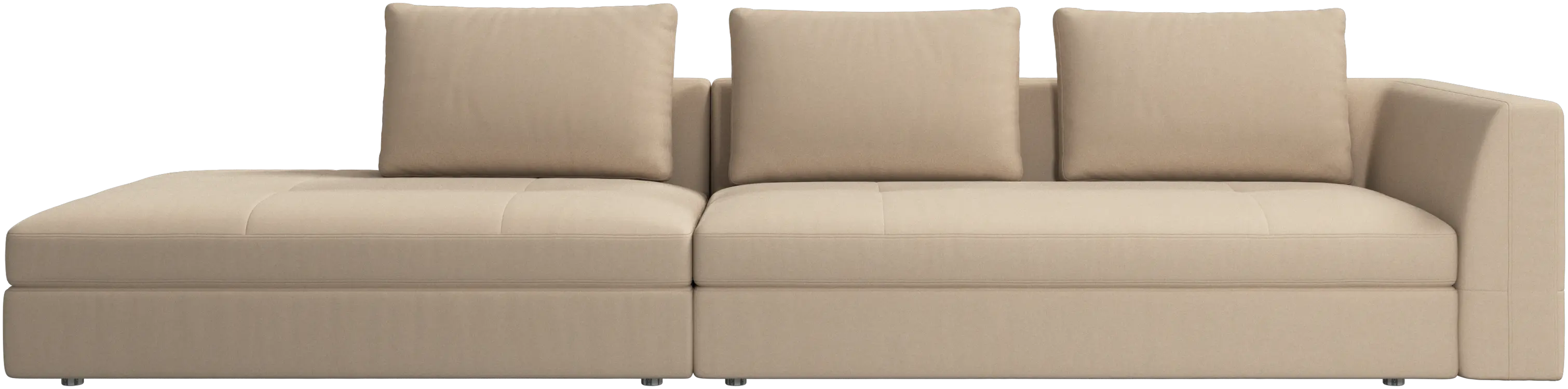 Bergamo sofa with lounging unit