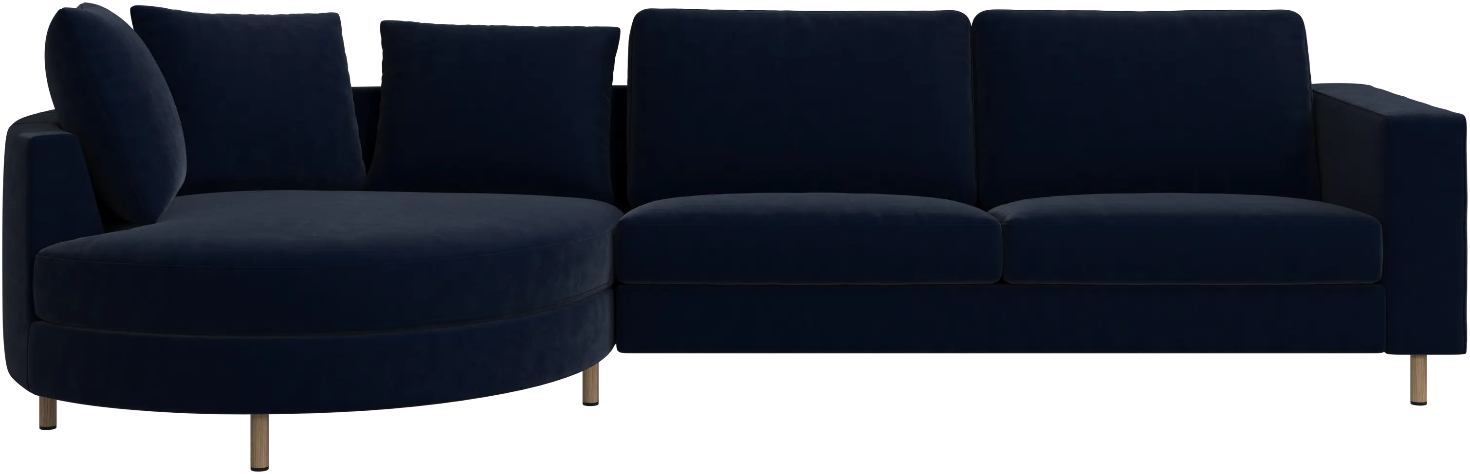 Indivi sofa with chaise longue left