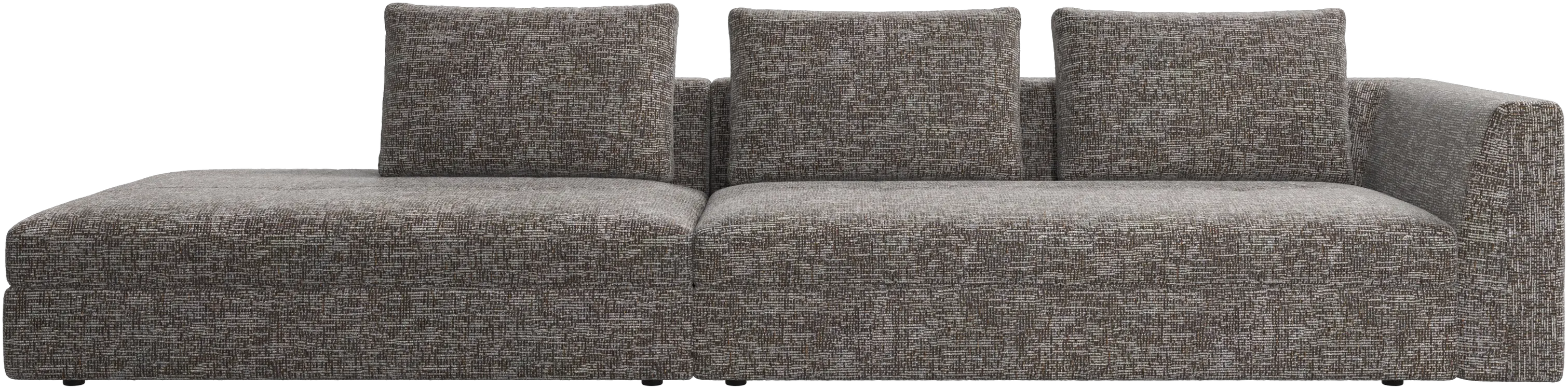 Bergamo sofa with lounging unit