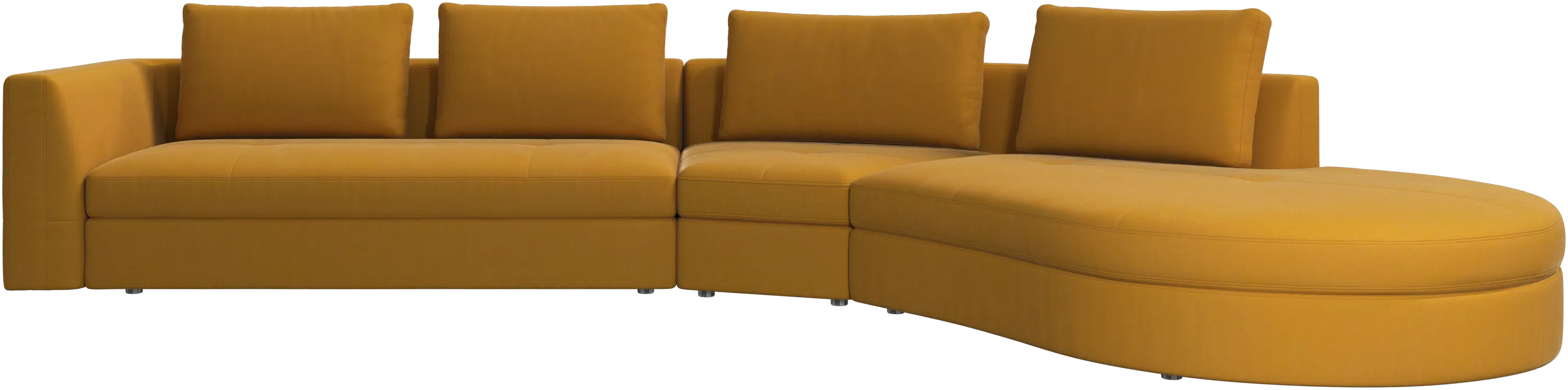 Bergamo Sofa mit rundem Loungemodul, Rechts