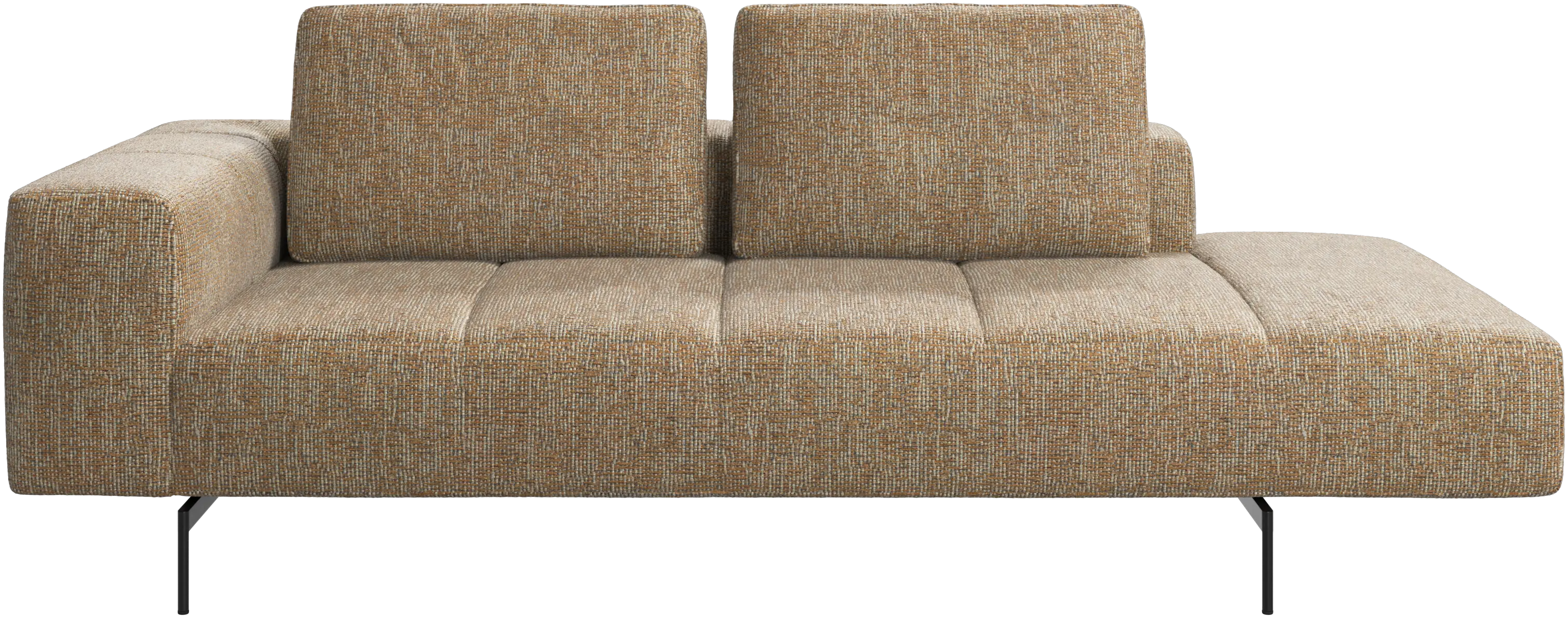 Amsterdam resting module for sofa, armrest left, open end right