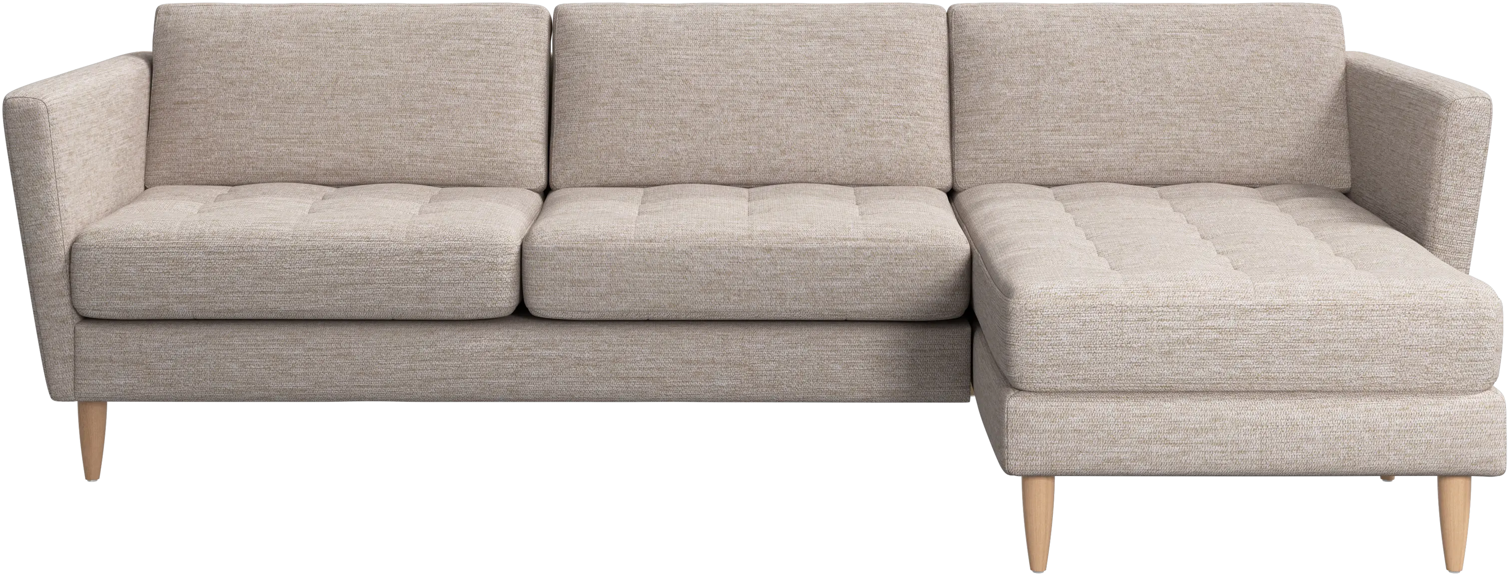 Osaka sofa with resting unit, tufted seat